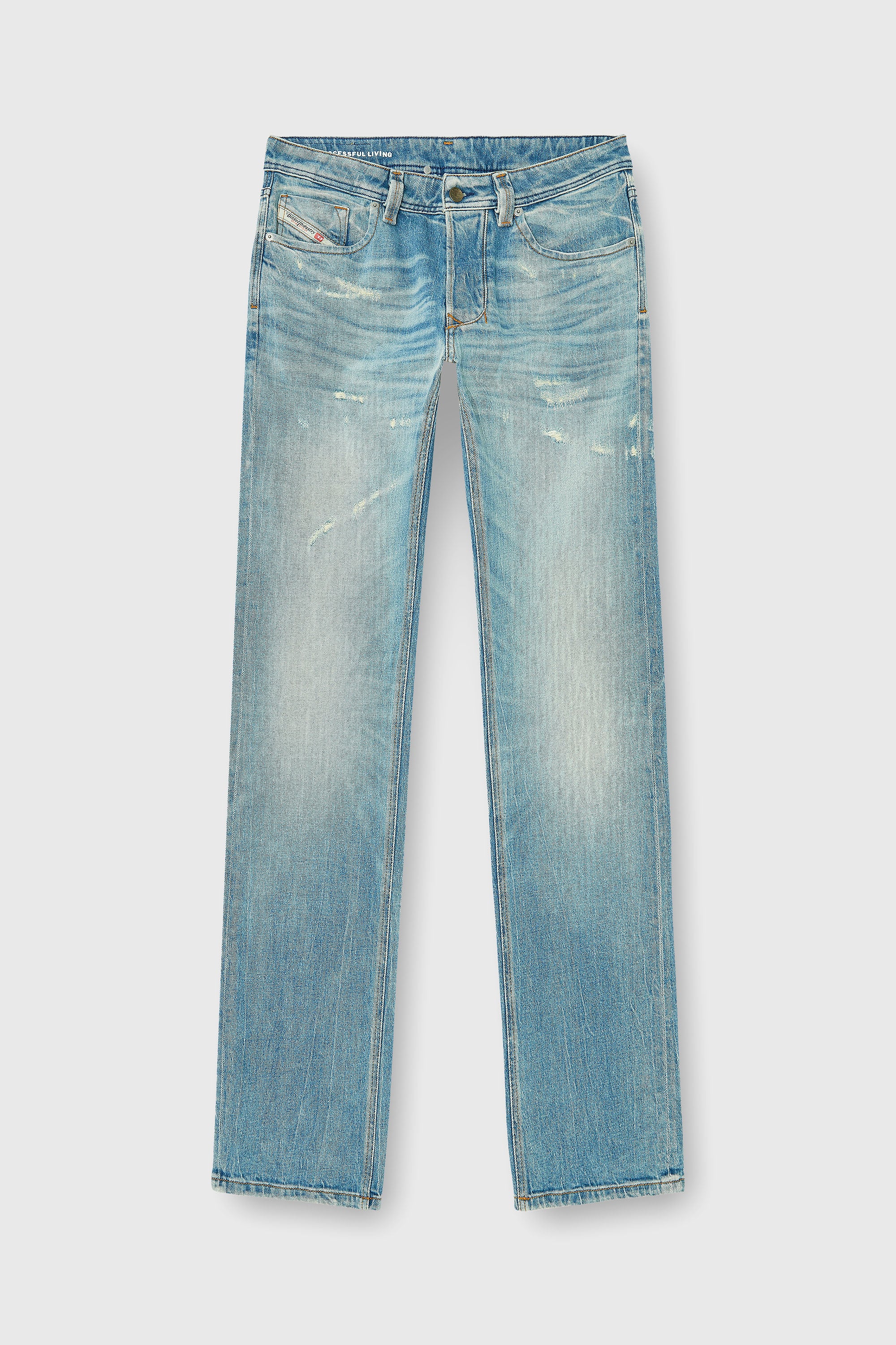 Diesel - Man's Regular Jeans 1985 Larkee 09P33, Light Blue - 2