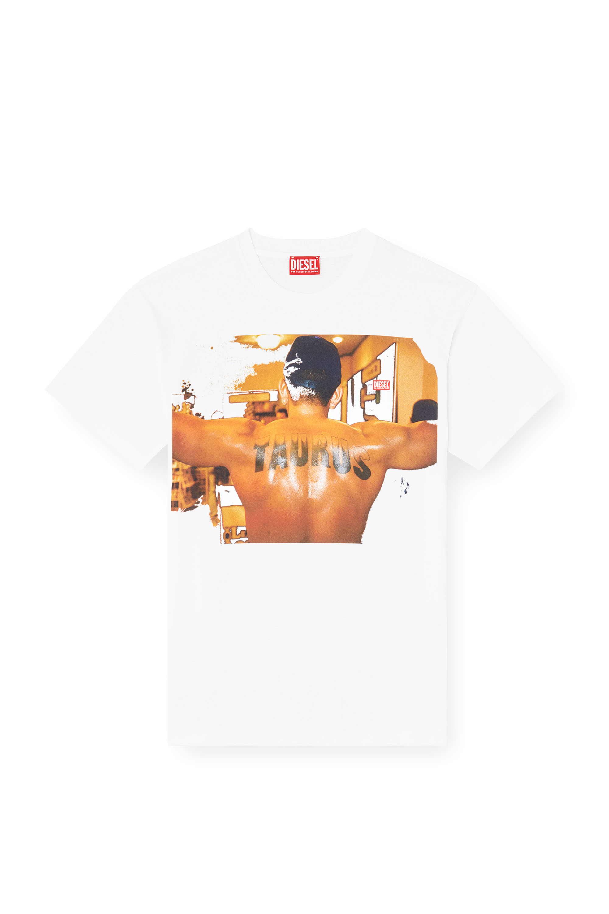 Diesel - PR-T-NORM-TOM25-1, Unisex's T-shirt with graphic print in White - 3