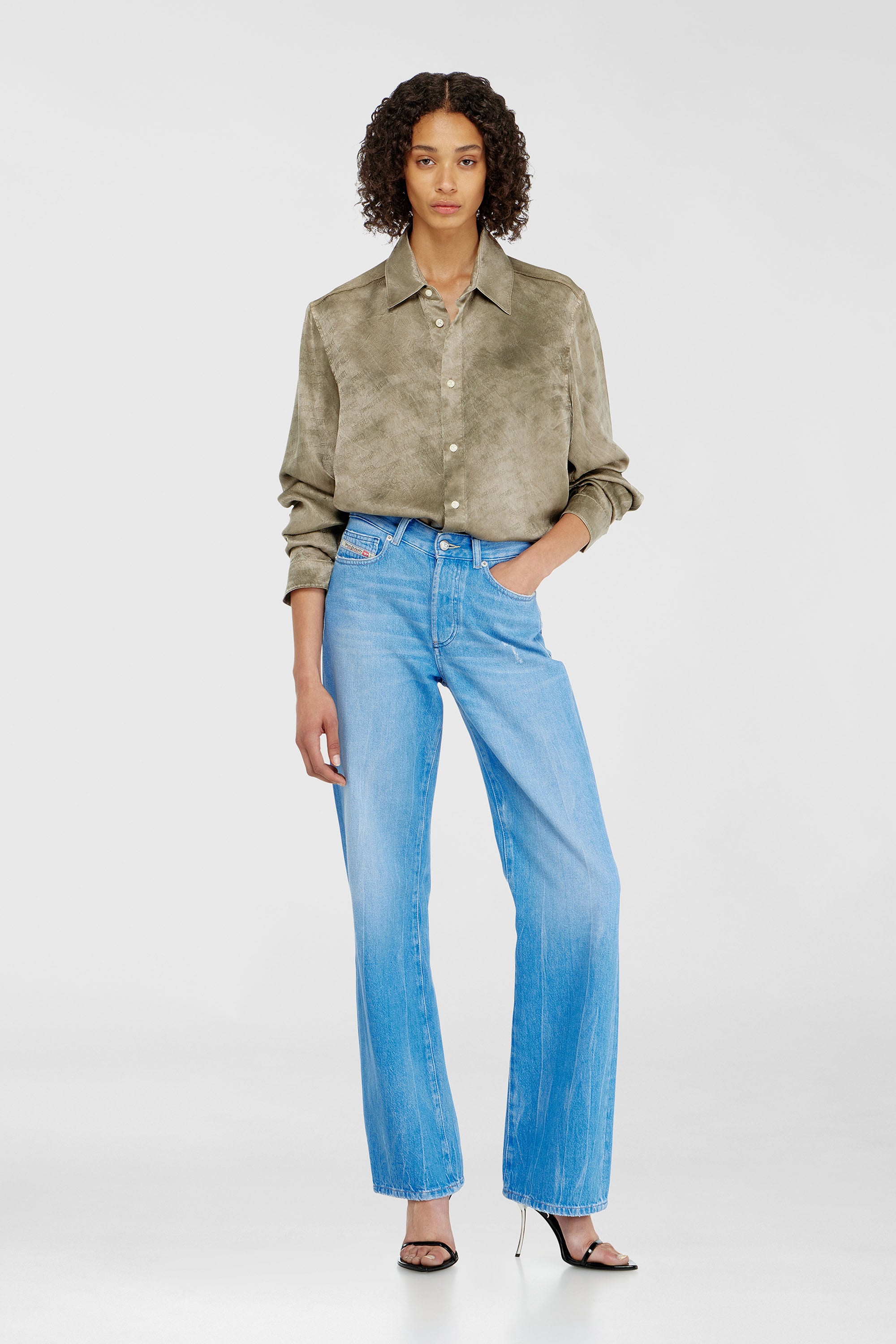 Diesel - Woman's Regular Jeans 1971 D-Sent 09P88, Light Blue - 2