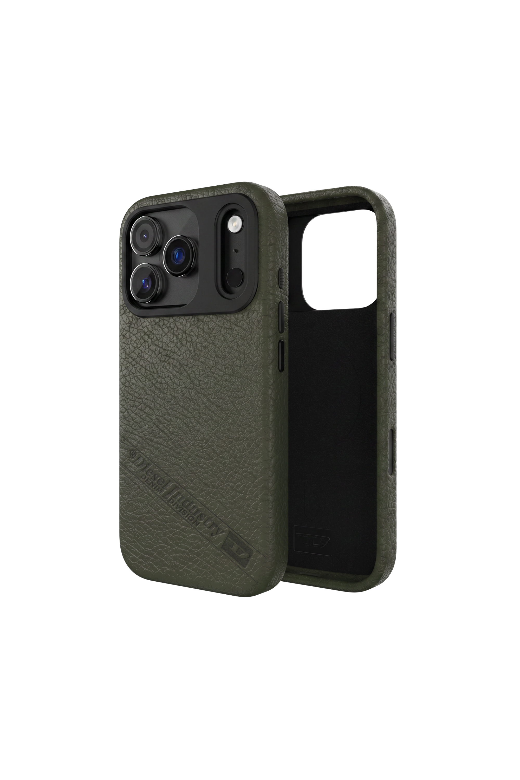Diesel - 60647 MOULDED CASE, Unisex's Flag D case with MagSafe for iPhone 17 Pro in Dark Green - 1