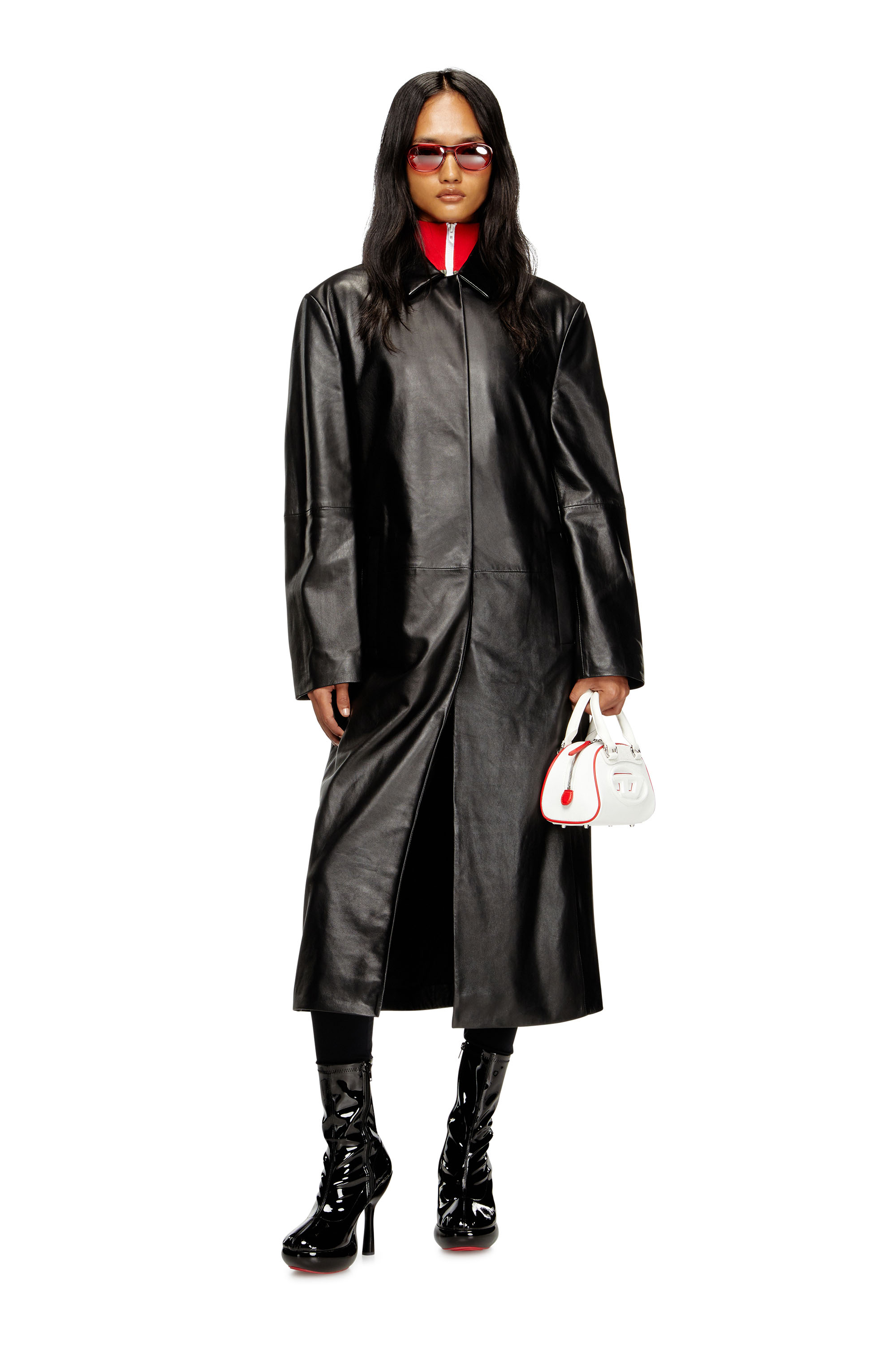 D-LAKE PLATFORM MIDB ZIP  STRETCH, Black