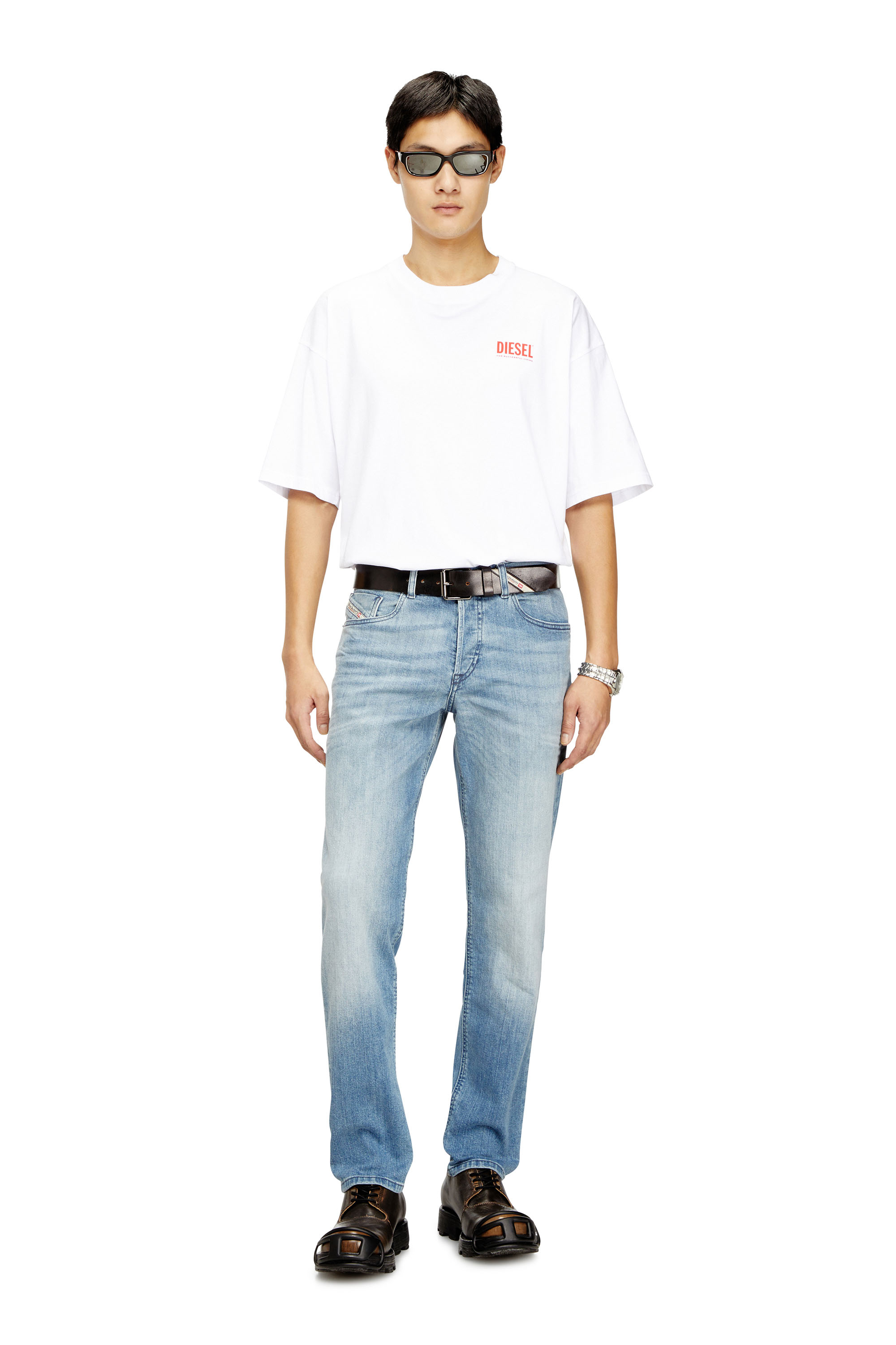 Diesel - Man's Regular Jeans 2023 D-Finitive 0GRDI, Light Blue - 2