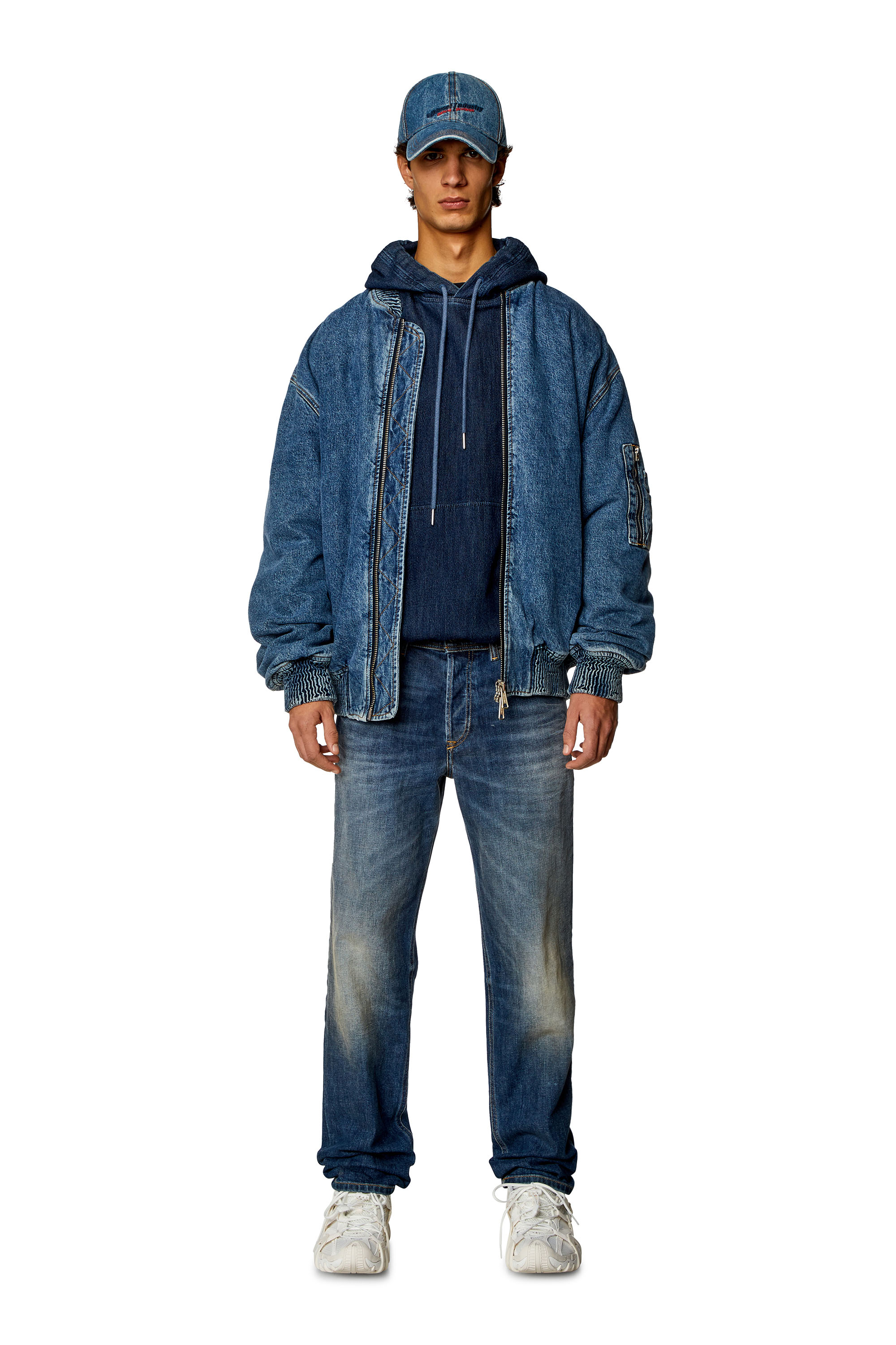 Diesel - Tapered Jeans 2023 D-Finitive 09H43, Dark Blue - Image 4
