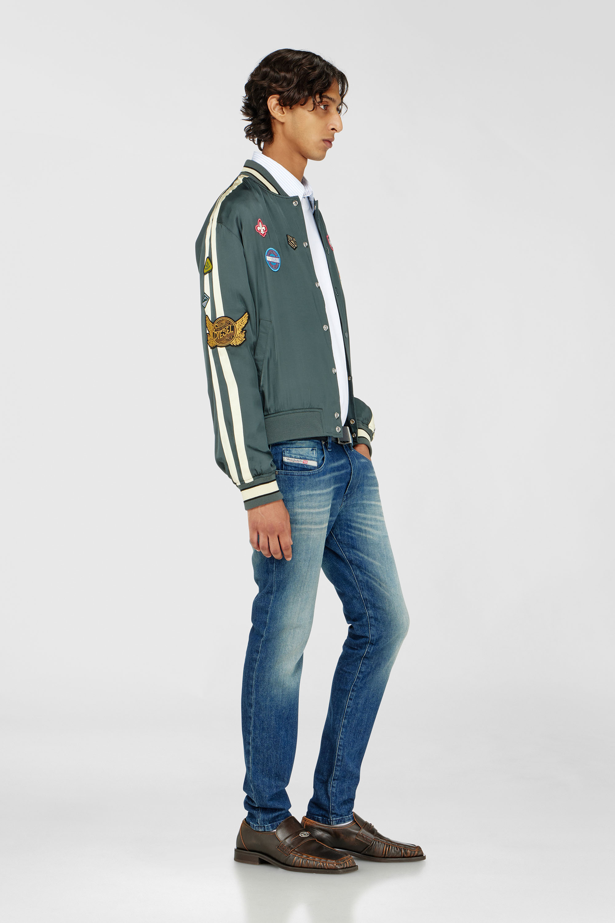 Diesel - Man's Slim Jeans 2019 D-Strukt 0KBBR, Dark Blue - 2