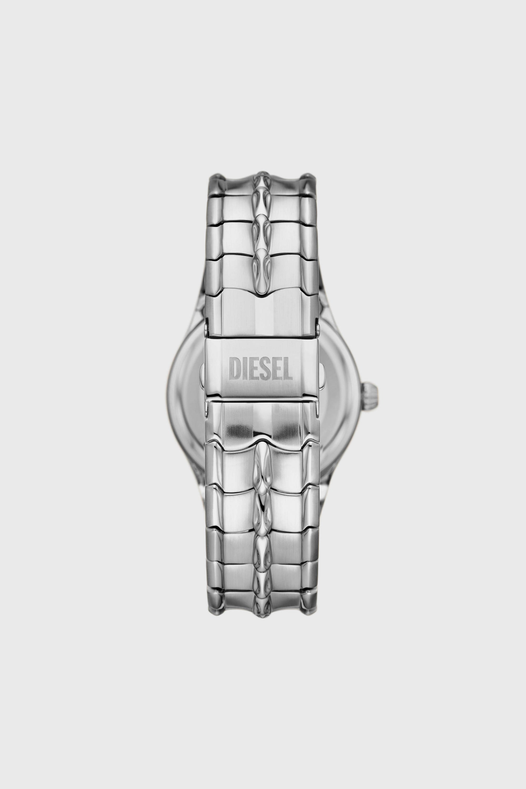 Diesel - DZ2200, Man's Vert three-hand date stainless steel watch in Silver - 2