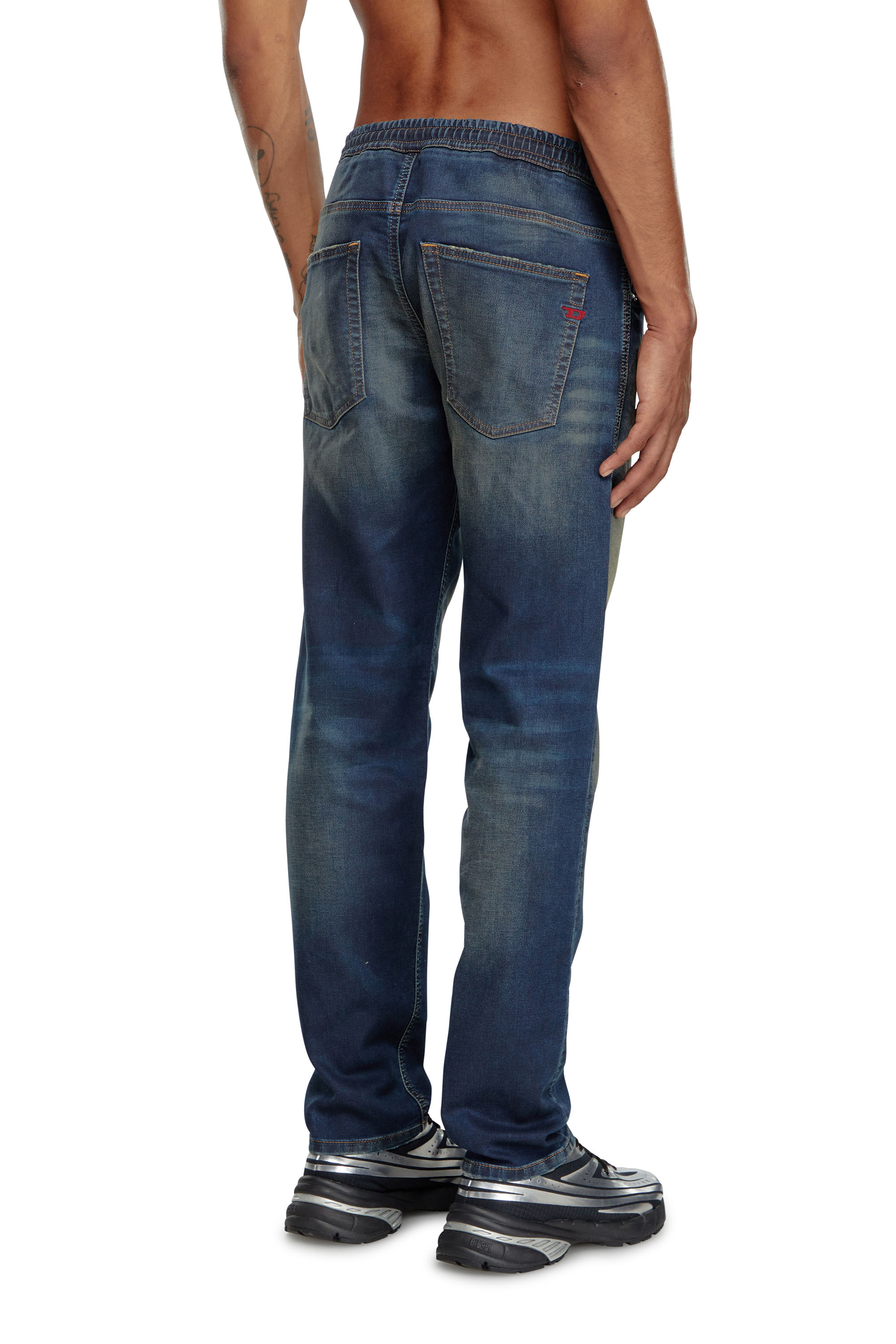 Diesel - Man's Regular 2030 D-Krooley Joggjeans® 09J34, Dark Blue - 2