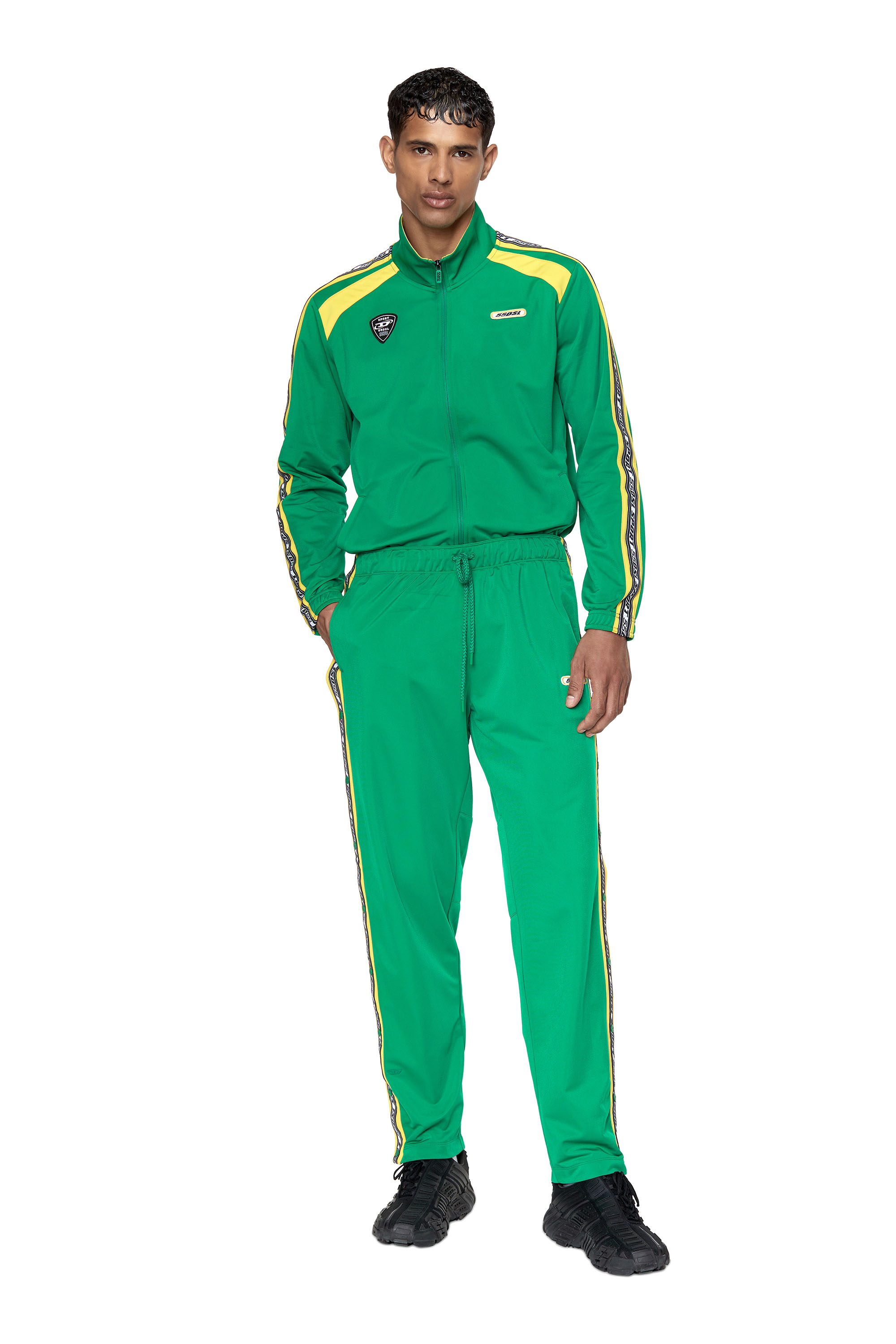 diesel green tracksuit