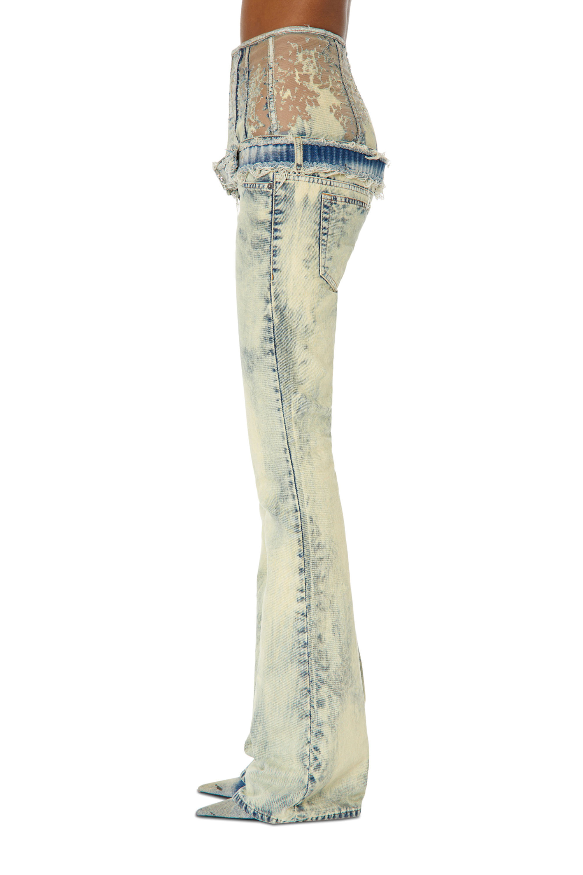 Diesel - Woman's Bootcut and Flare Jeans 1969 D-Ebbey 068GP, Light Blue - 5