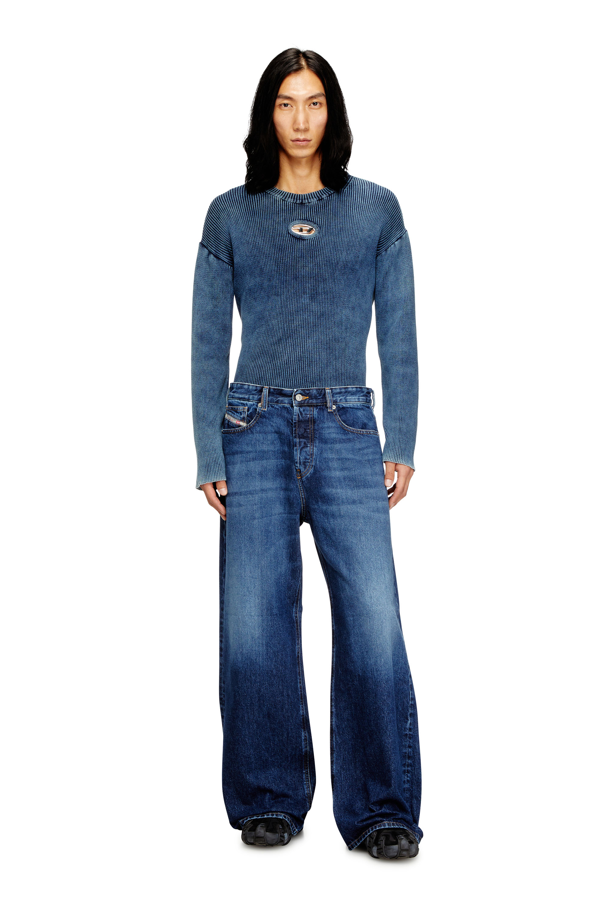 Diesel - Woman's Relaxed Jeans 1996 D-Sire 09I27, Dark Blue - 7