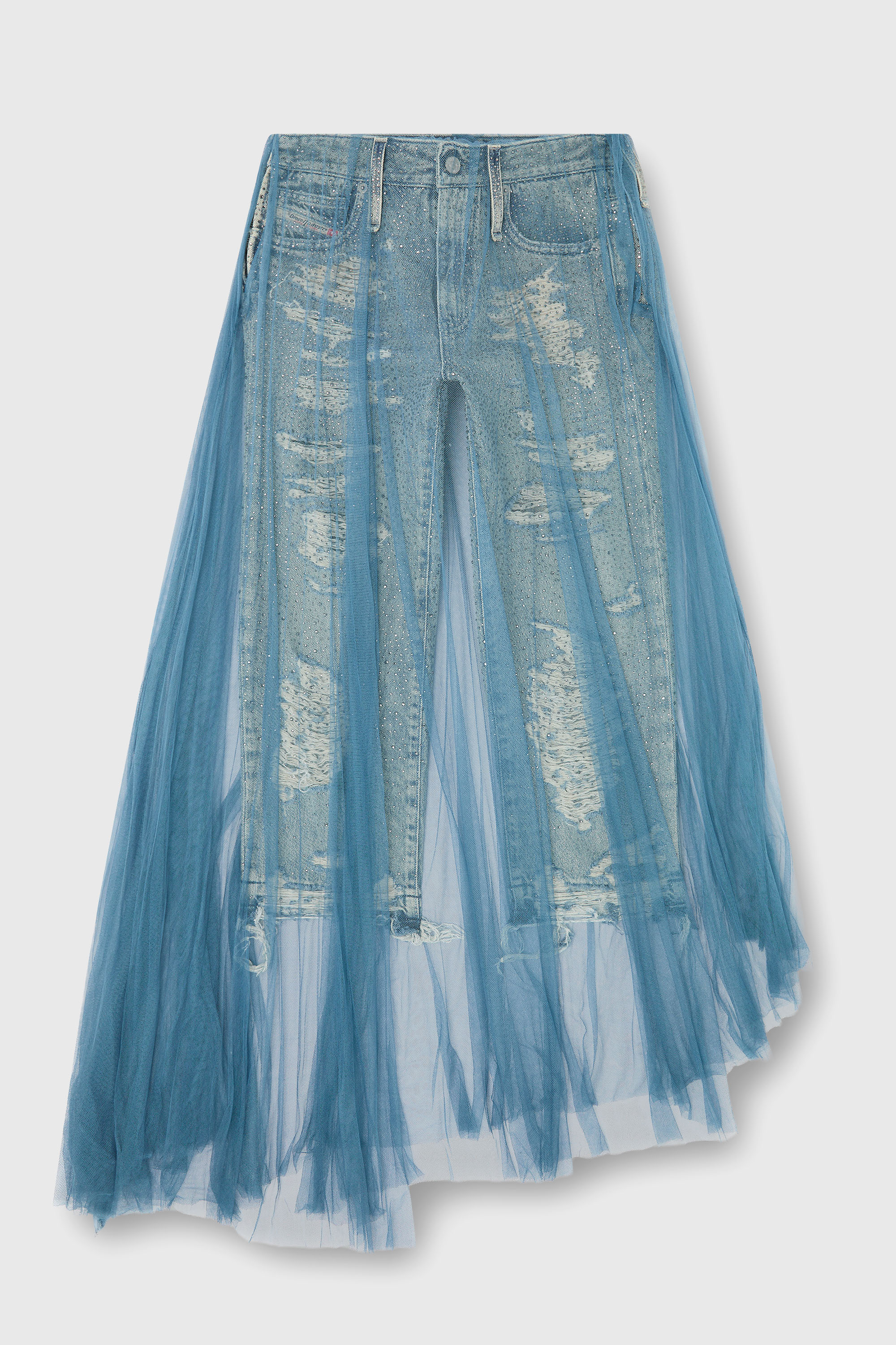 Diesel - Woman's Regular Jeans D-Aisi 0DBER, Medium blue - 2