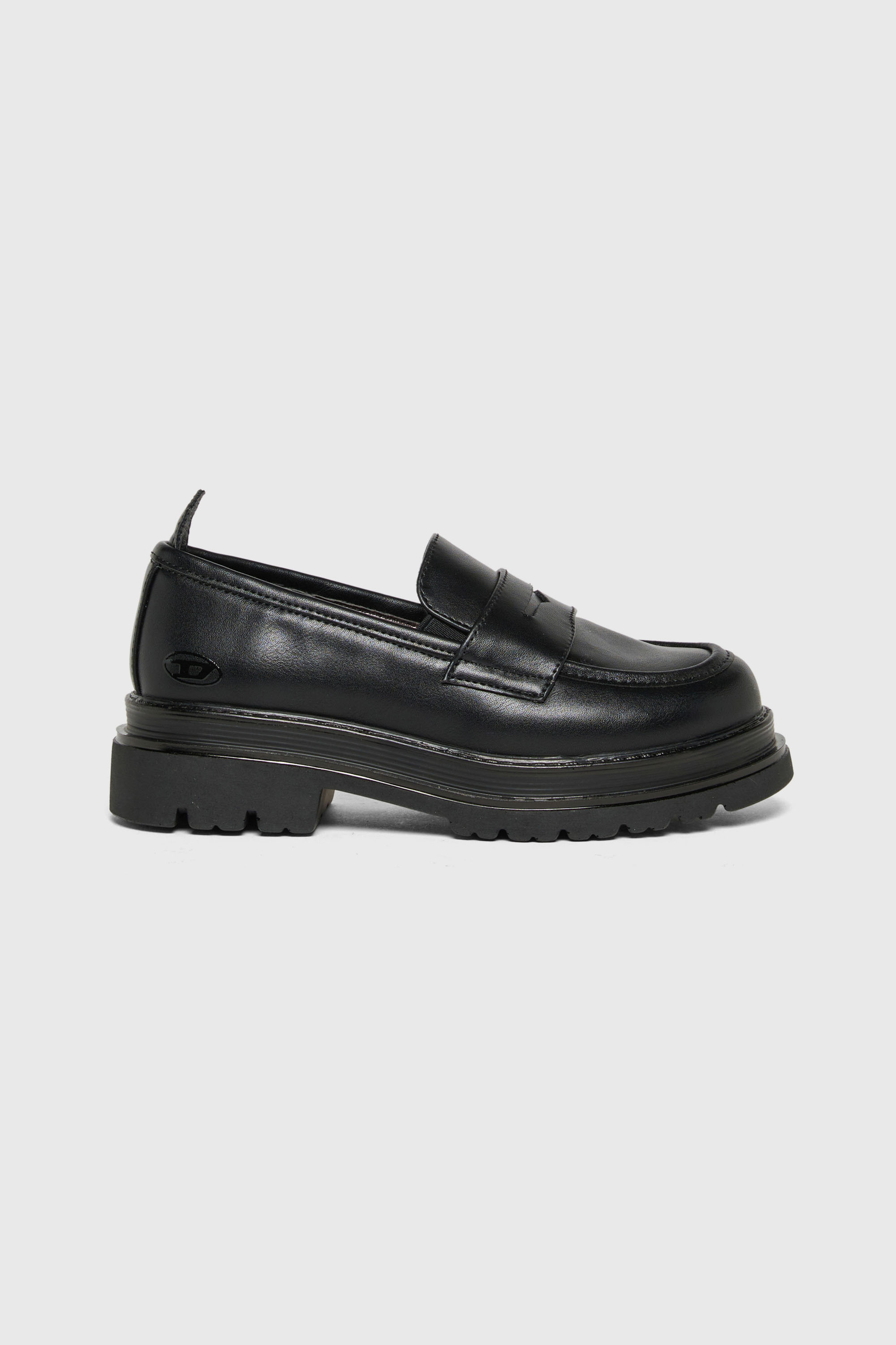 Diesel - D-SLAWEU, Unisex's D-Slaweu - Loafers with lug sole in Black - 1