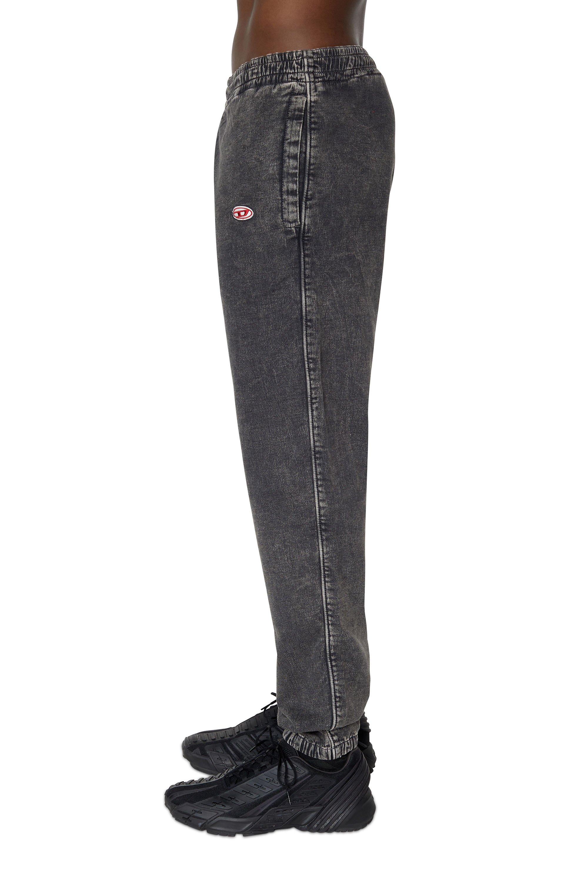 Diesel - D-Lab Track Denim 069ZF Tapered, Black/Dark grey - Image 4
