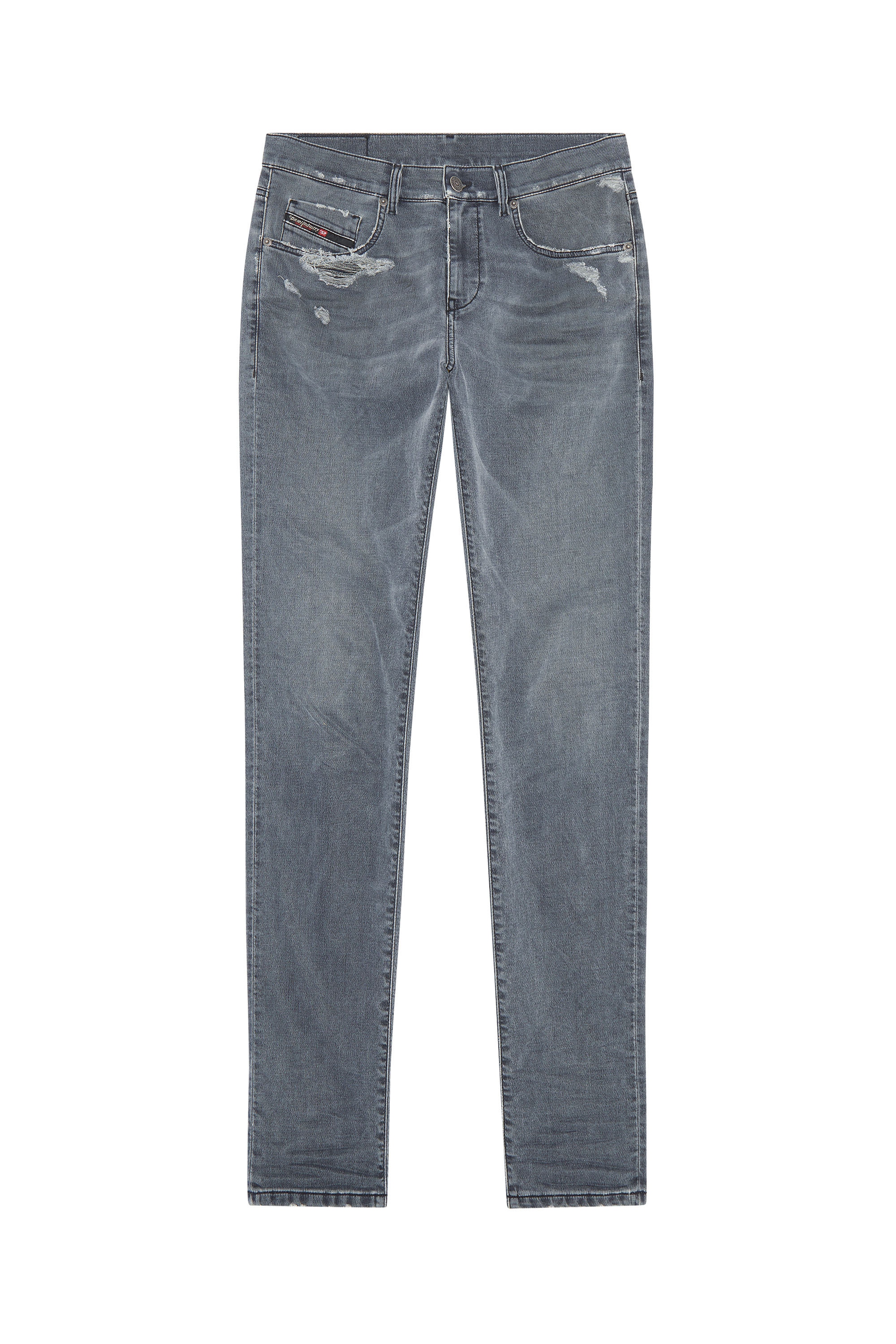 Diesel - D-Strukt JoggJeans® 068CN Slim, Black/Dark grey - Image 5