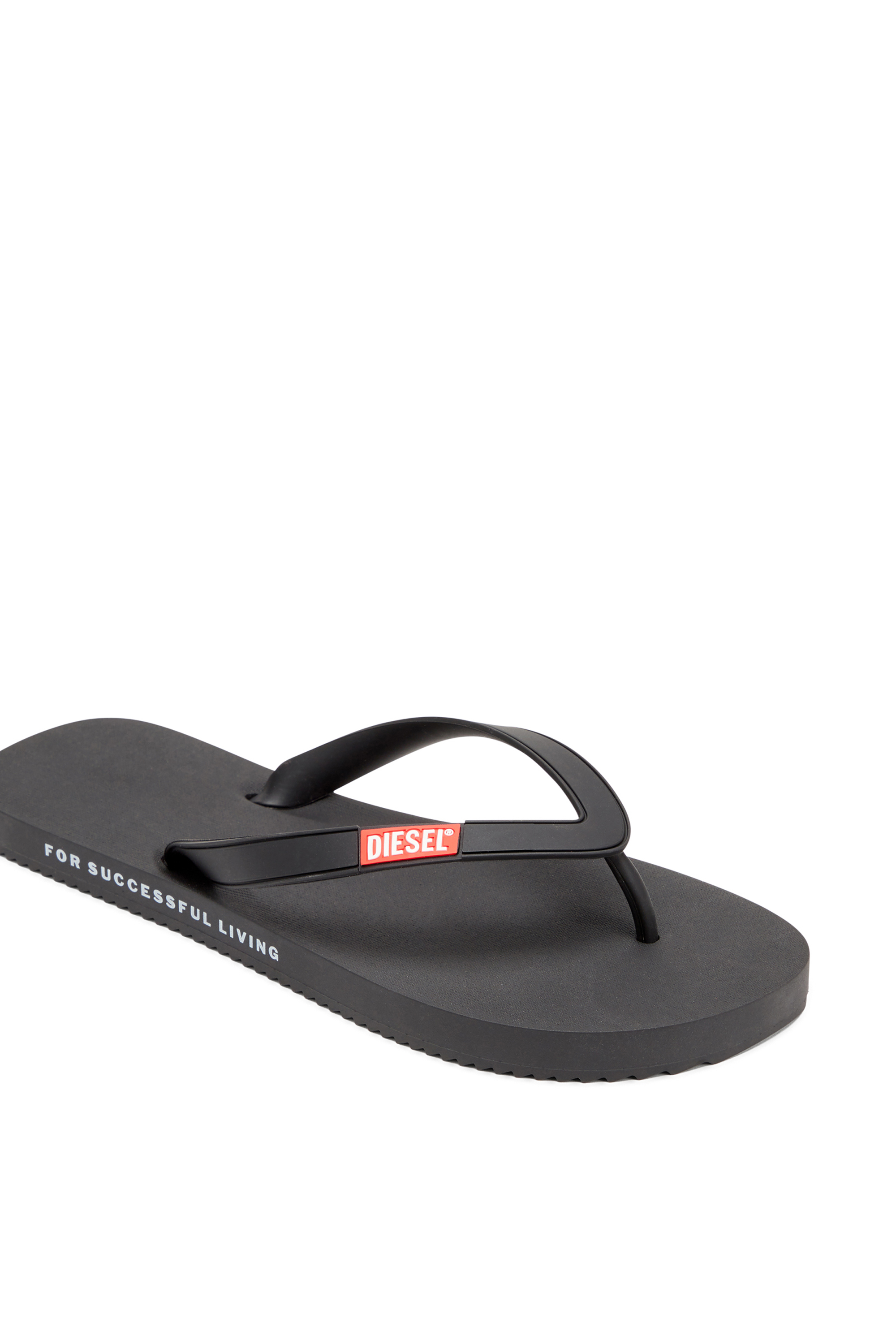 Diesel - SA-RIO, Man's Rubber flip-flops in Black - 6