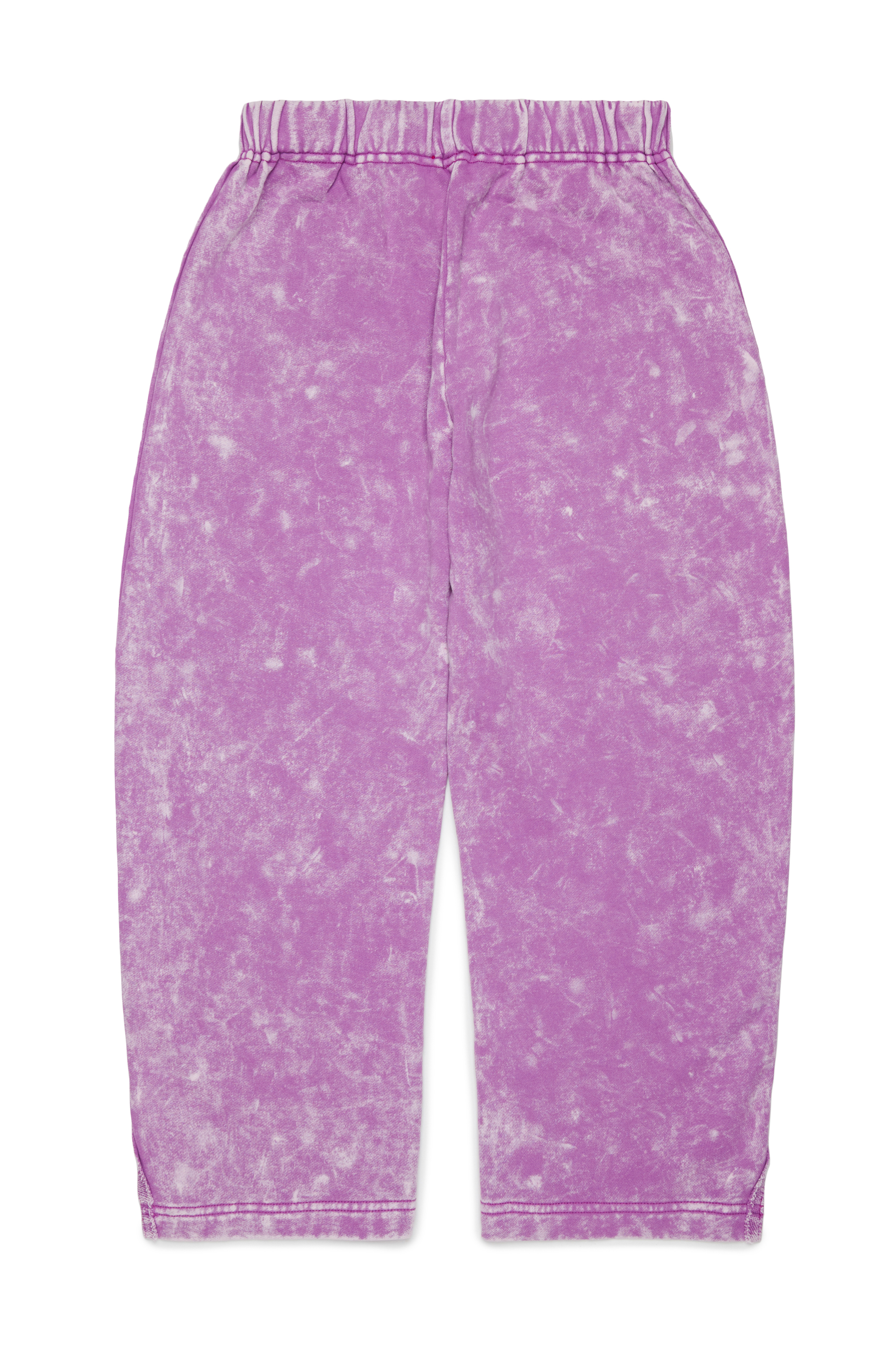 Diesel - PLOXY, Woman's Cotton sweatpants with marbled effect in Violet - 2
