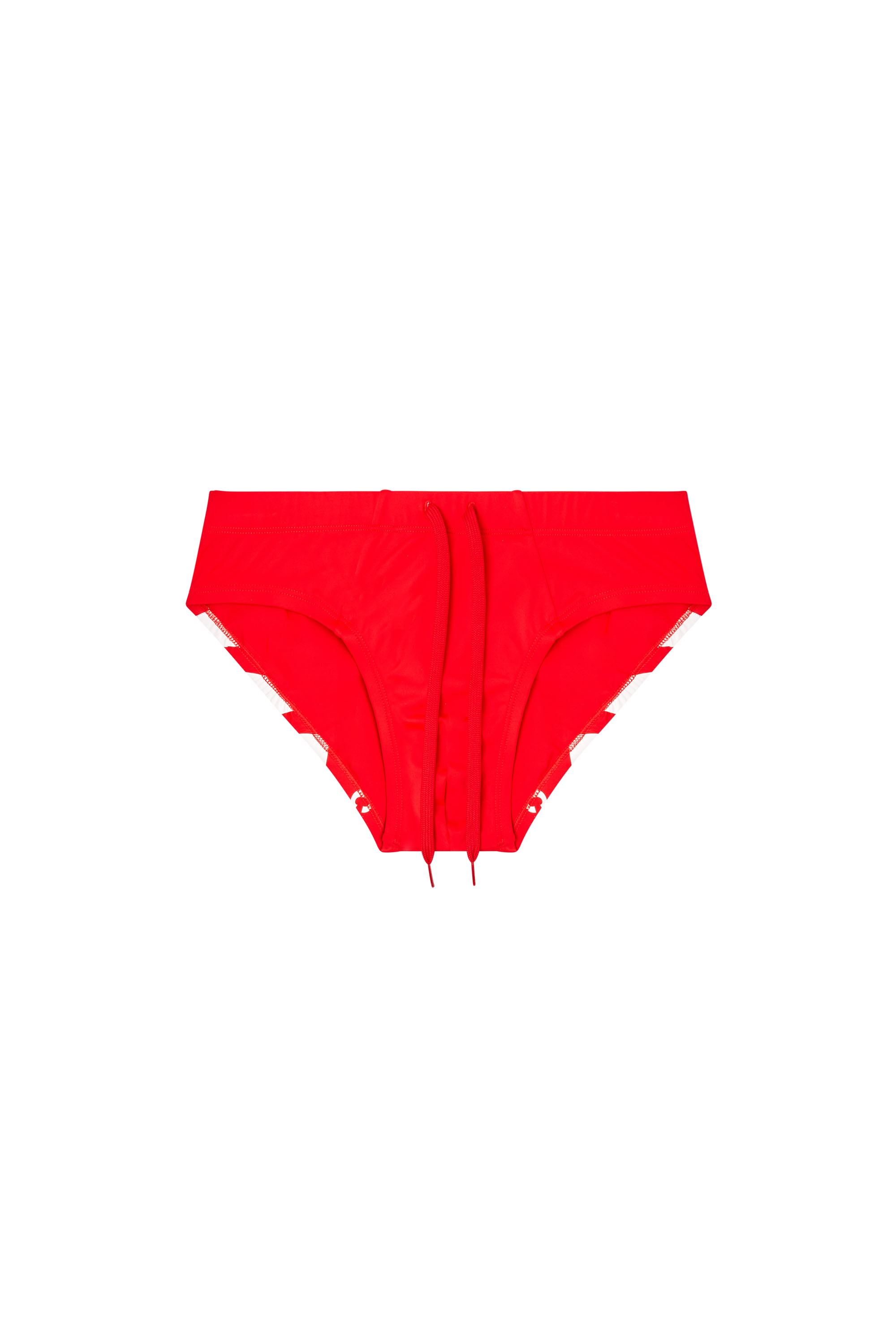Diesel - ALFIE-D-CORE, Man's Swim briefs with logo back in Red - 3