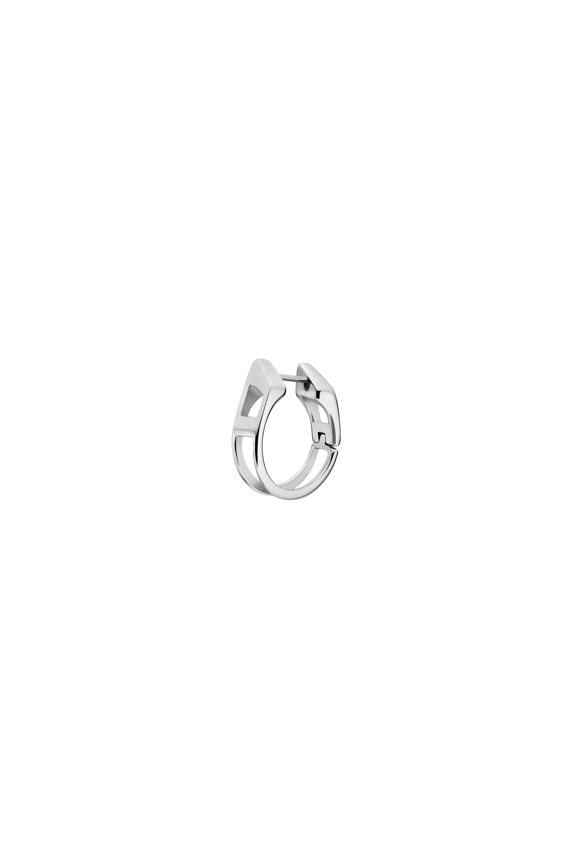 Diesel - DX167340 JEWELLERY, Unisex's Stainless Steel Hoop Earring in Silver - 1