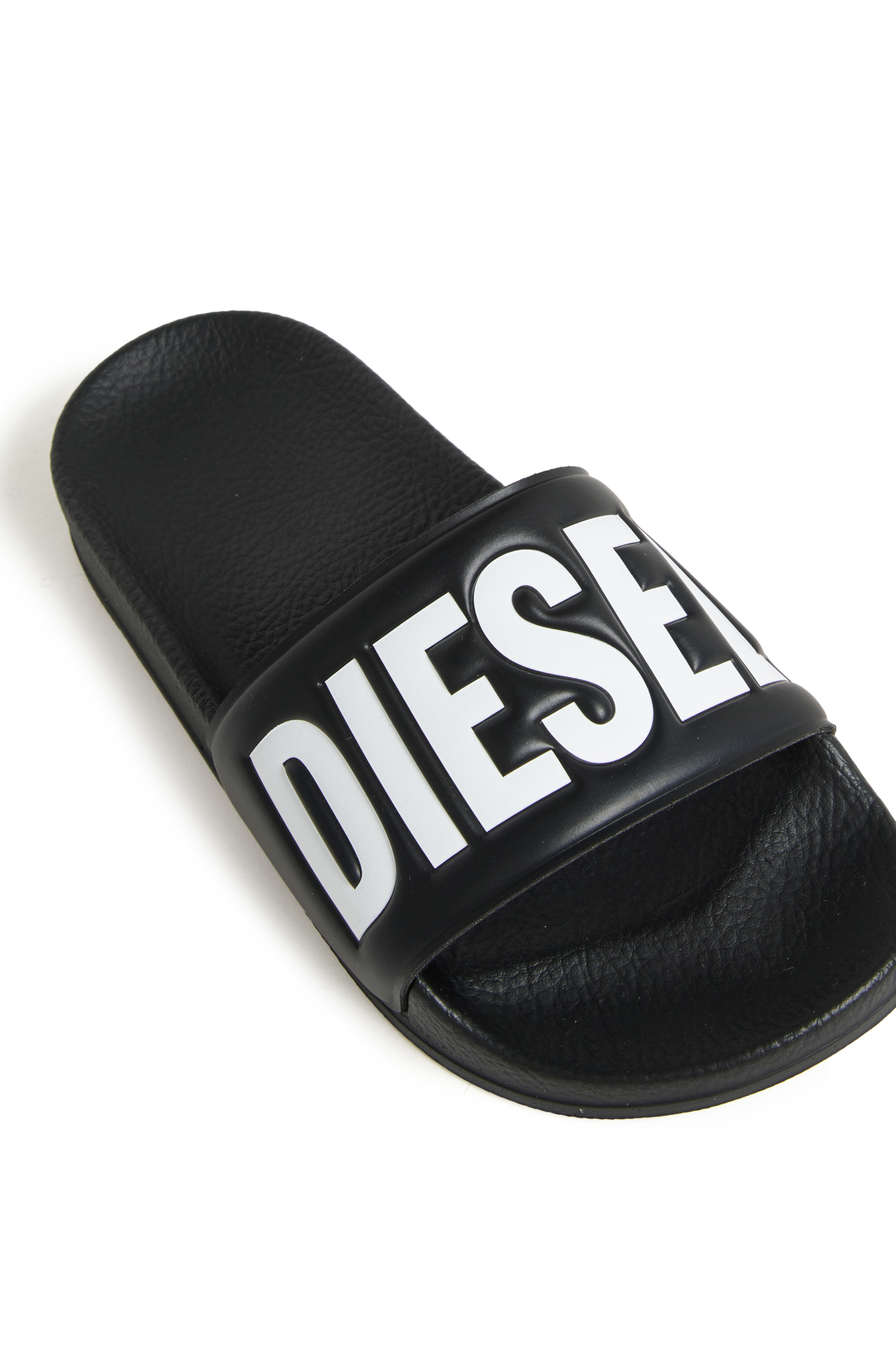 Diesel - SA-BWBISQOF, Unisex's SA-BWBISQOF-Slides with debossed logo in Black - 4