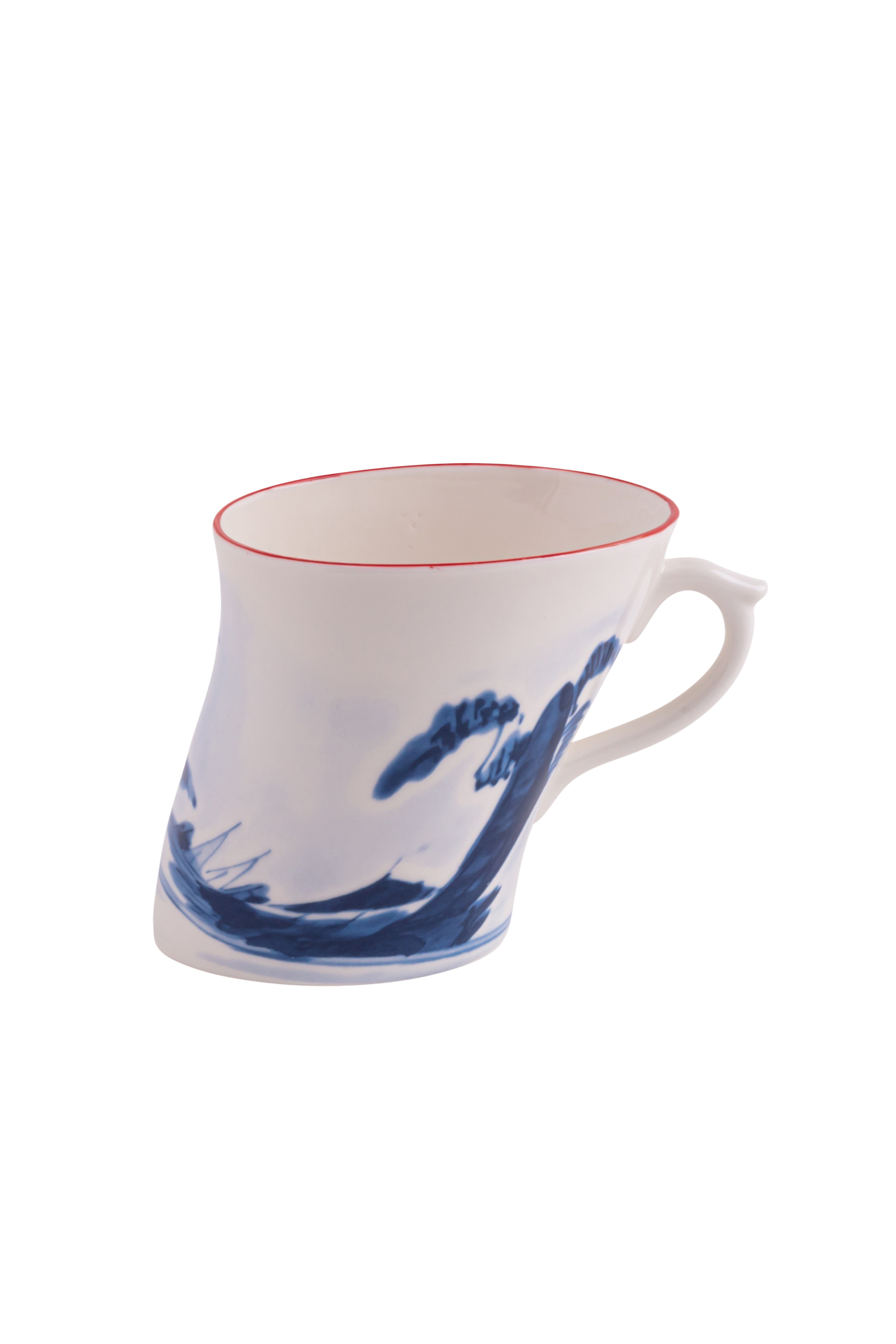 Diesel - 11259 PORCELAIN MUG "CLASSIC ON ACID" -, Unisex's Porcelain mug in White/Blue - 1