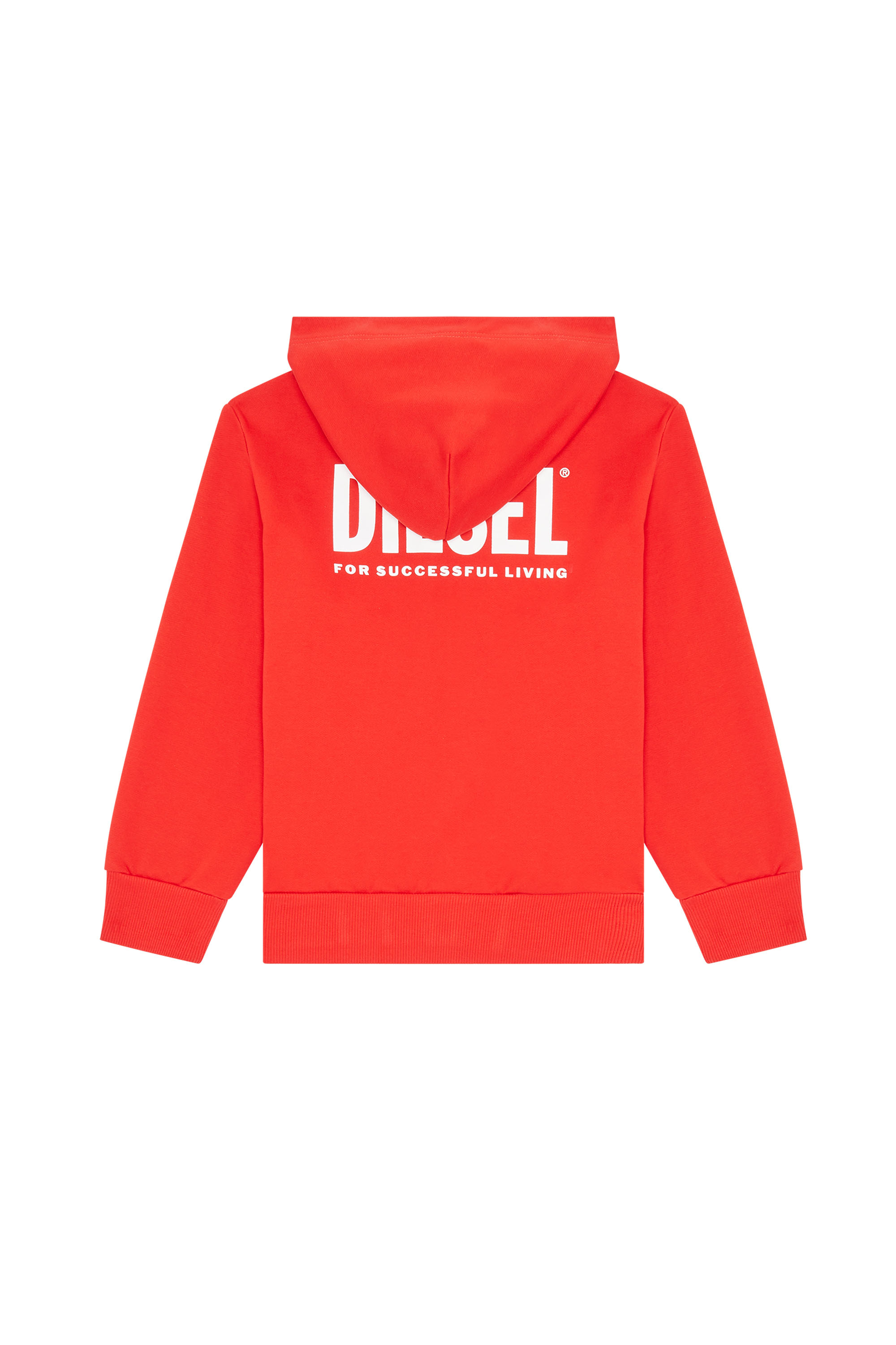 Diesel - SGIRKHOODZIP-LOGOX OVER, Red - Image 2
