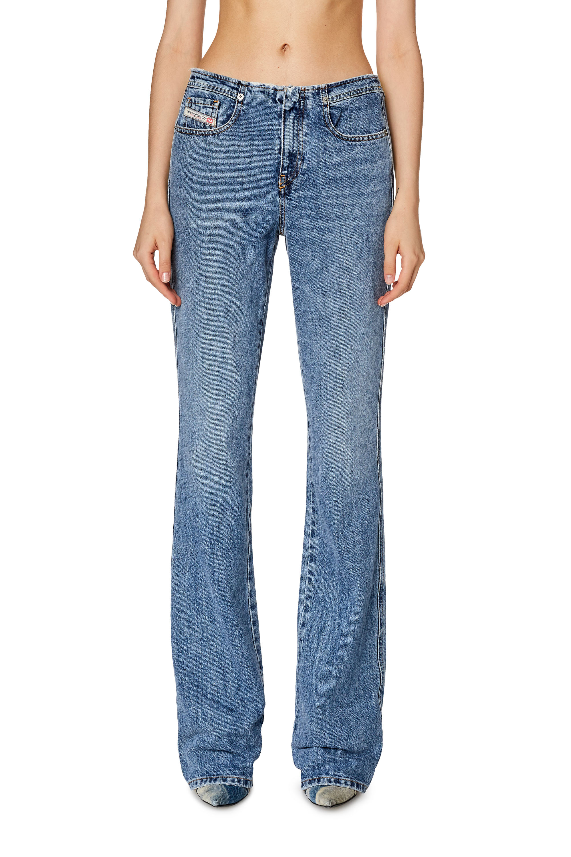 Diesel - Bootcut and Flare Jeans 2003 D-Escription 09G93, Light Blue - Image 1
