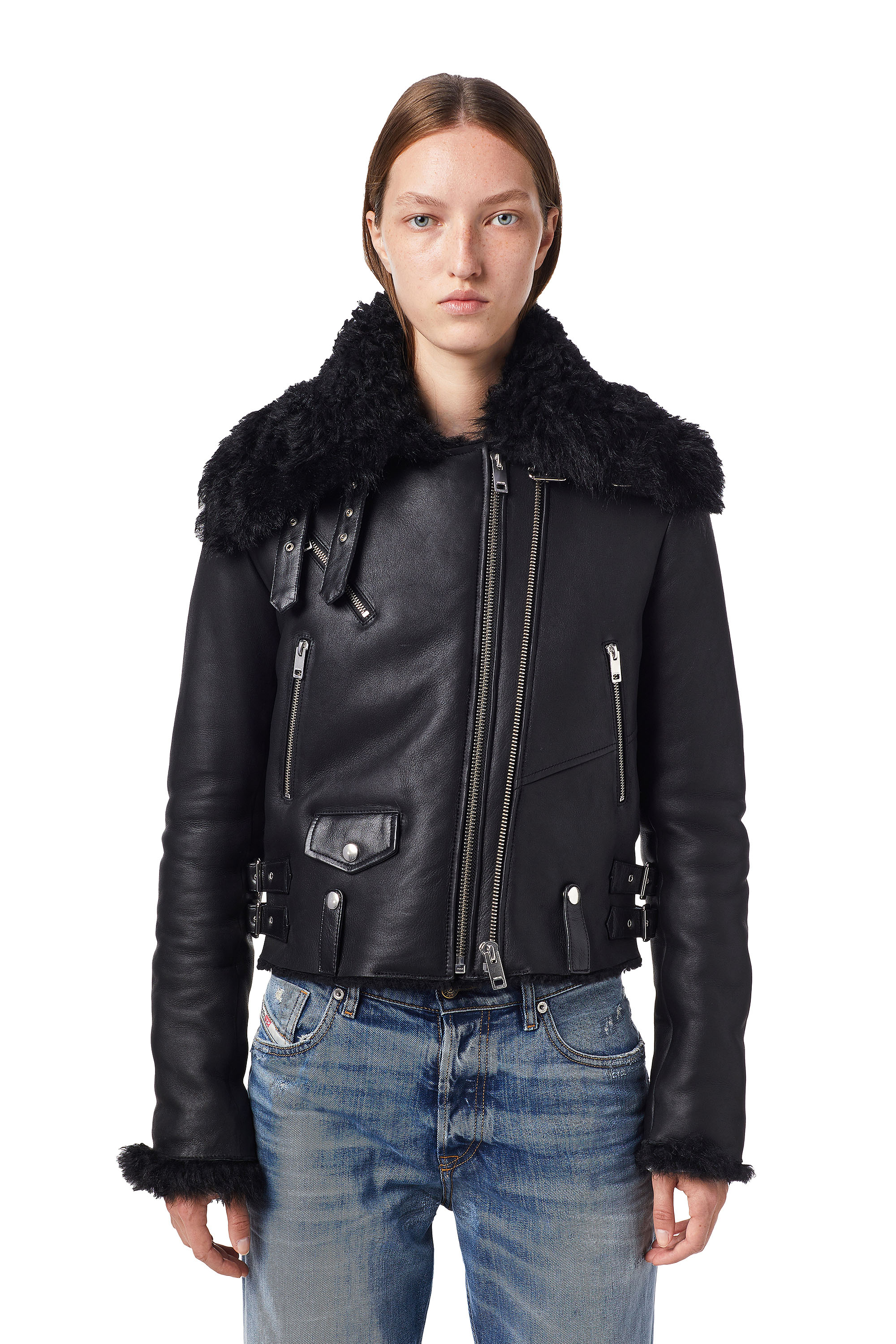 L-MARGOT, Black - Leather jackets