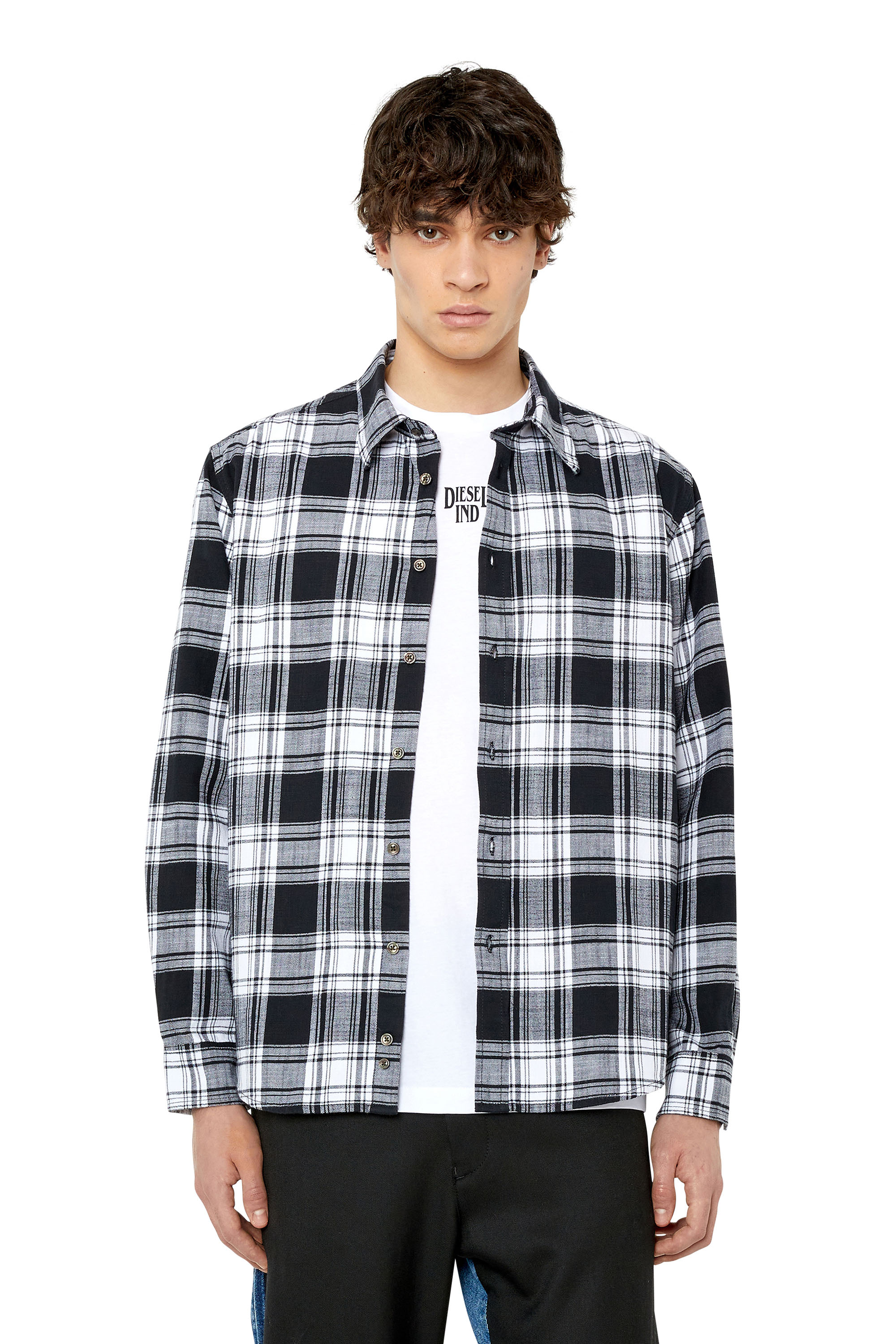 Diesel - S-UMBE-CHECK-N, Black/White - Image 1