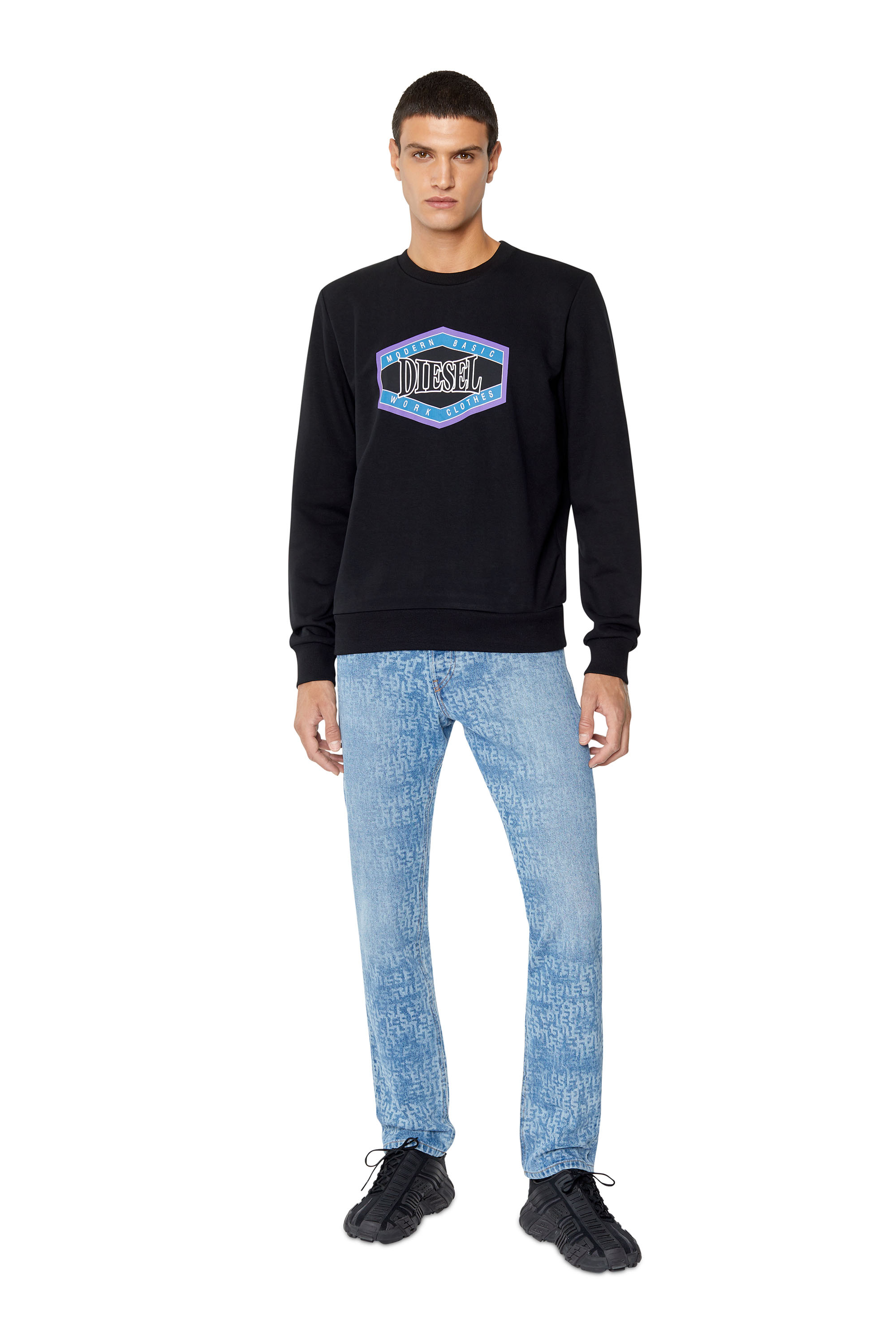 Diesel - 1995 D-Sark 007F5 Straight Jeans, Light Blue - Image 5