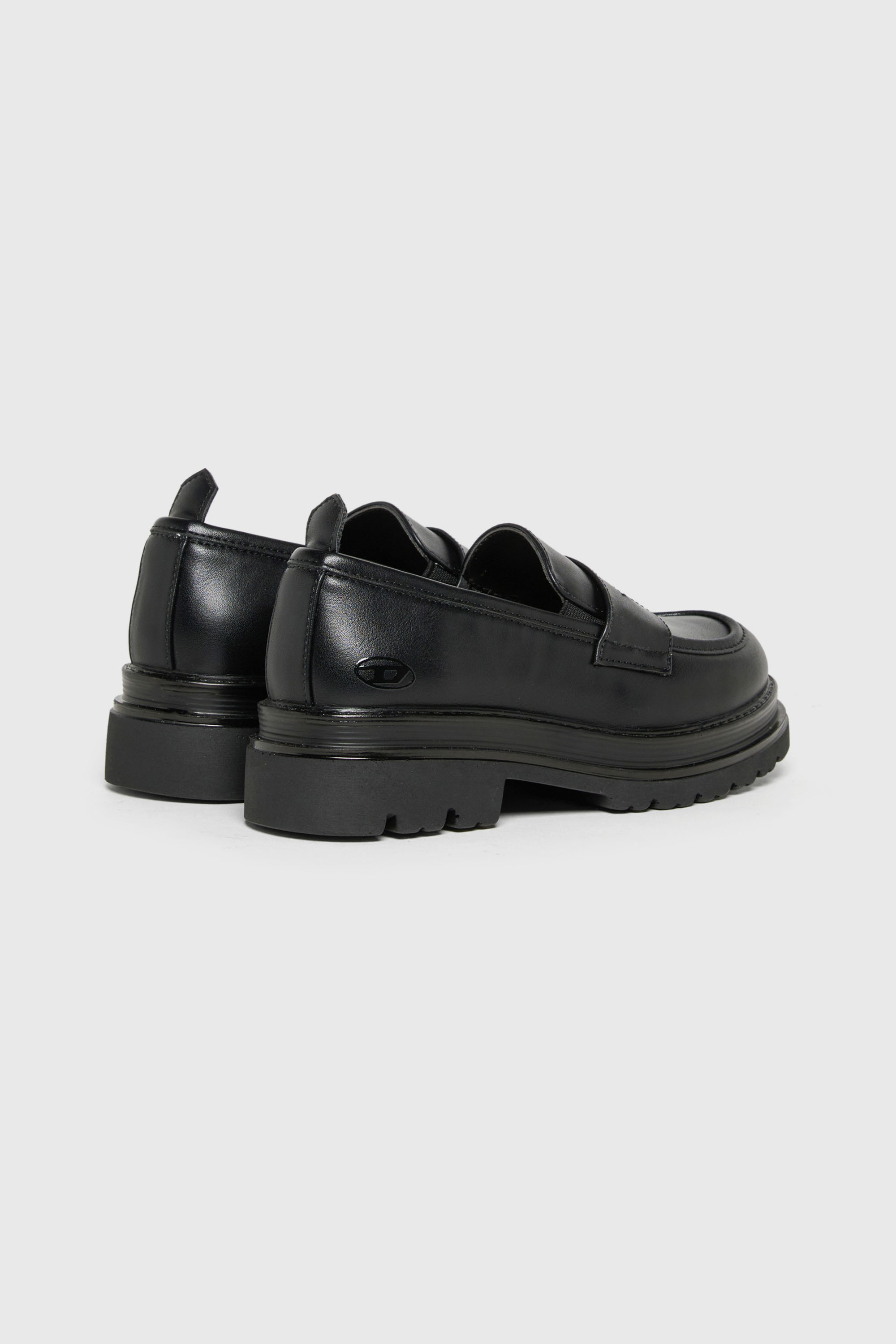 Diesel - D-SLAWEU, Unisex's D-Slaweu - Loafers with lug sole in Black - 3