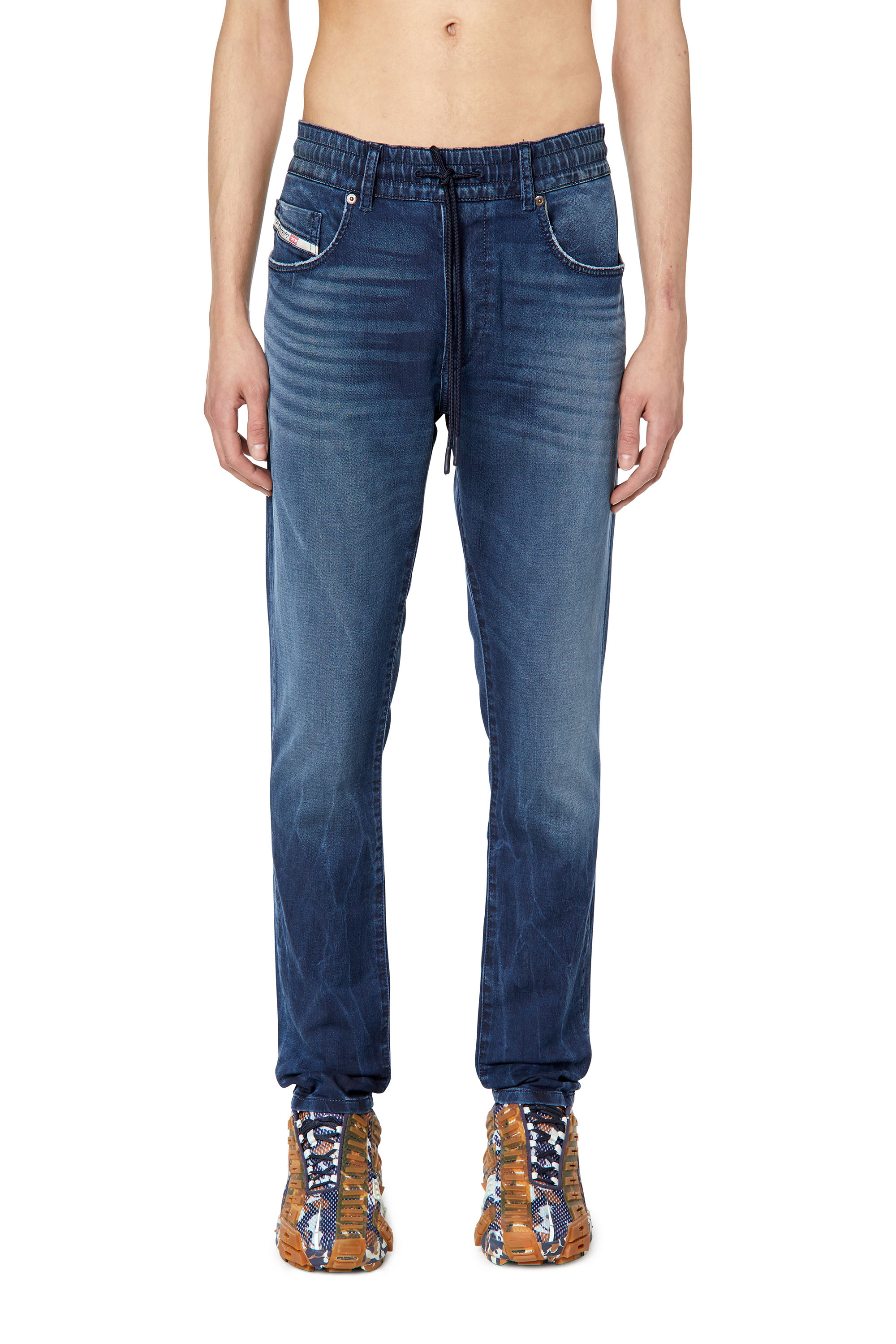 Diesel - D-Strukt JoggJeans® 068DV Slim, Dark Blue - Image 1
