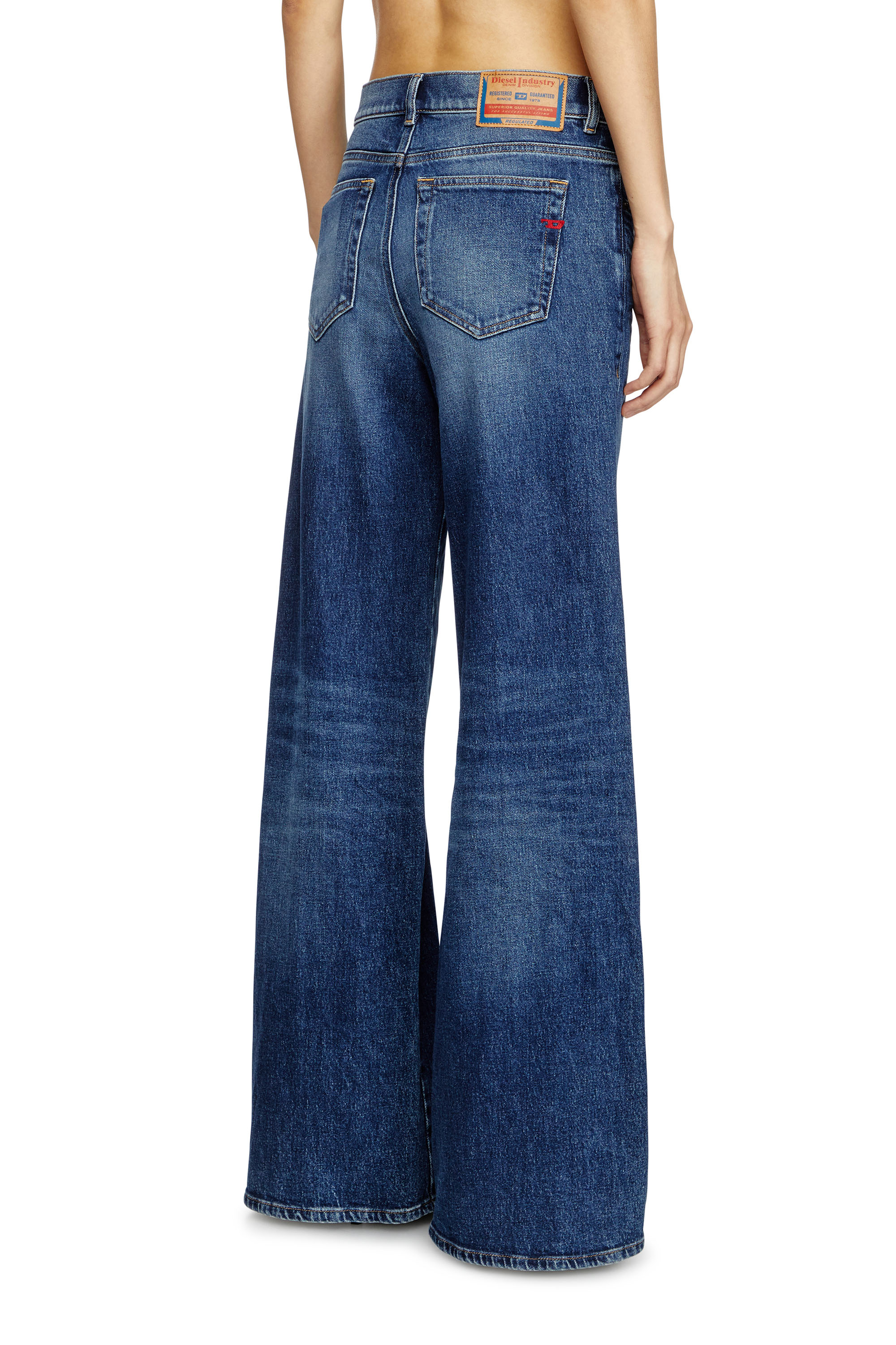 Flare Jeans 1978 D-Akemi 09L21, Medium blue Diesel - Woman's Flare Jeans 1978 D-Akemi 09L21, Medium blue - 4