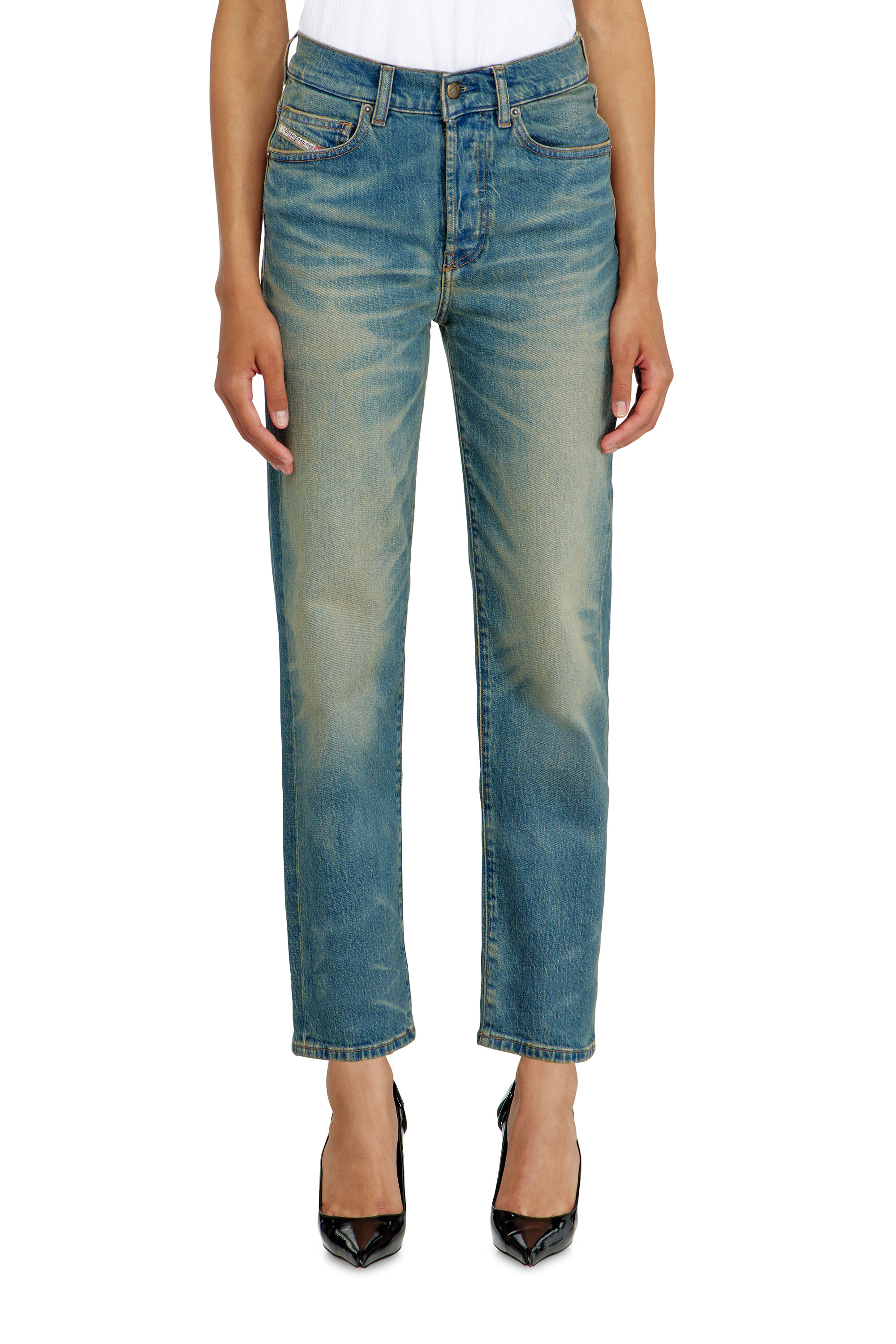 Diesel - Woman's Regular Jeans 1981 D-Went 0KBBP, Medium blue - 1