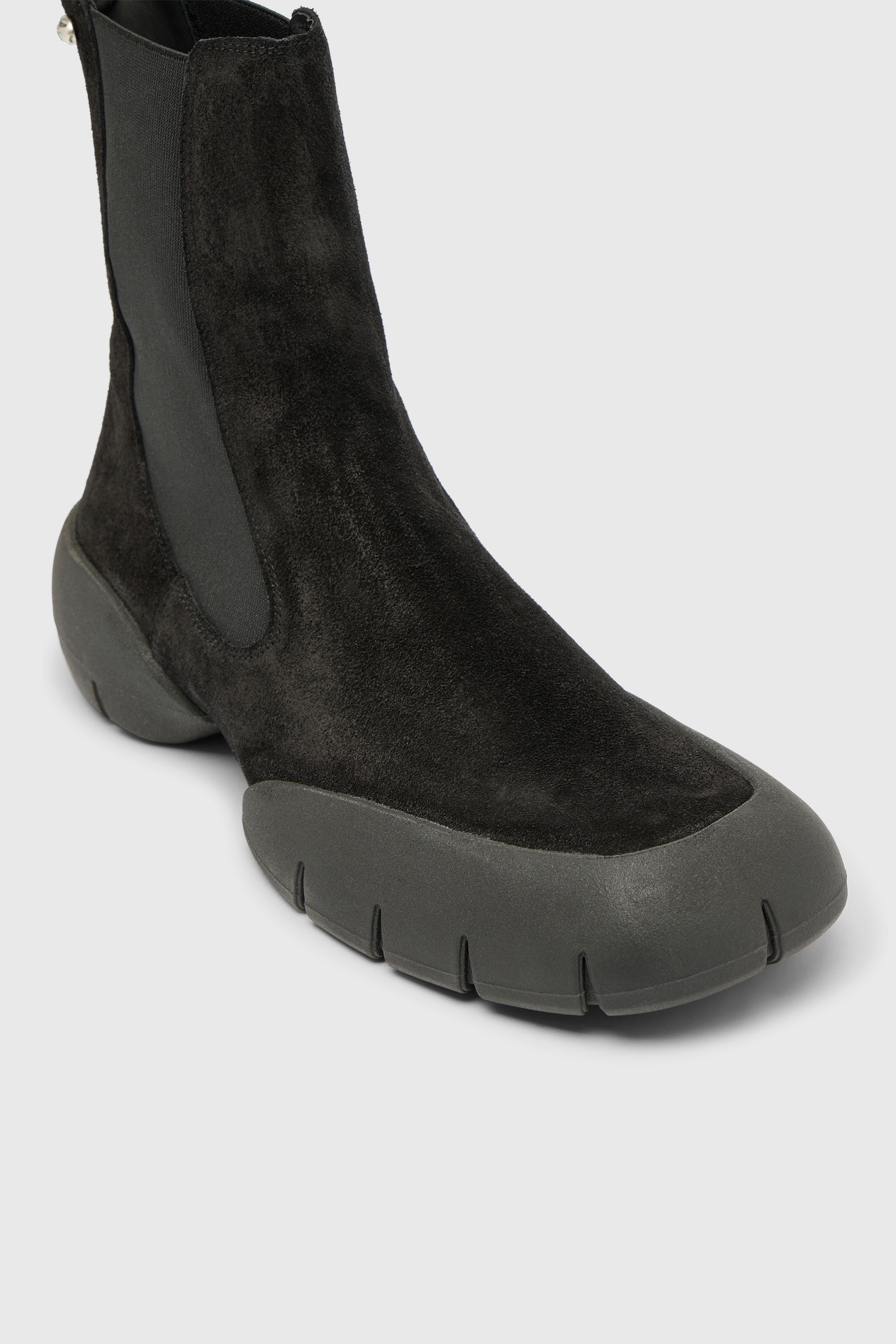 Diesel - D-MATHIEU CH, Man's D-Mathieu - Suede boots with rubber outsole in Black - 6