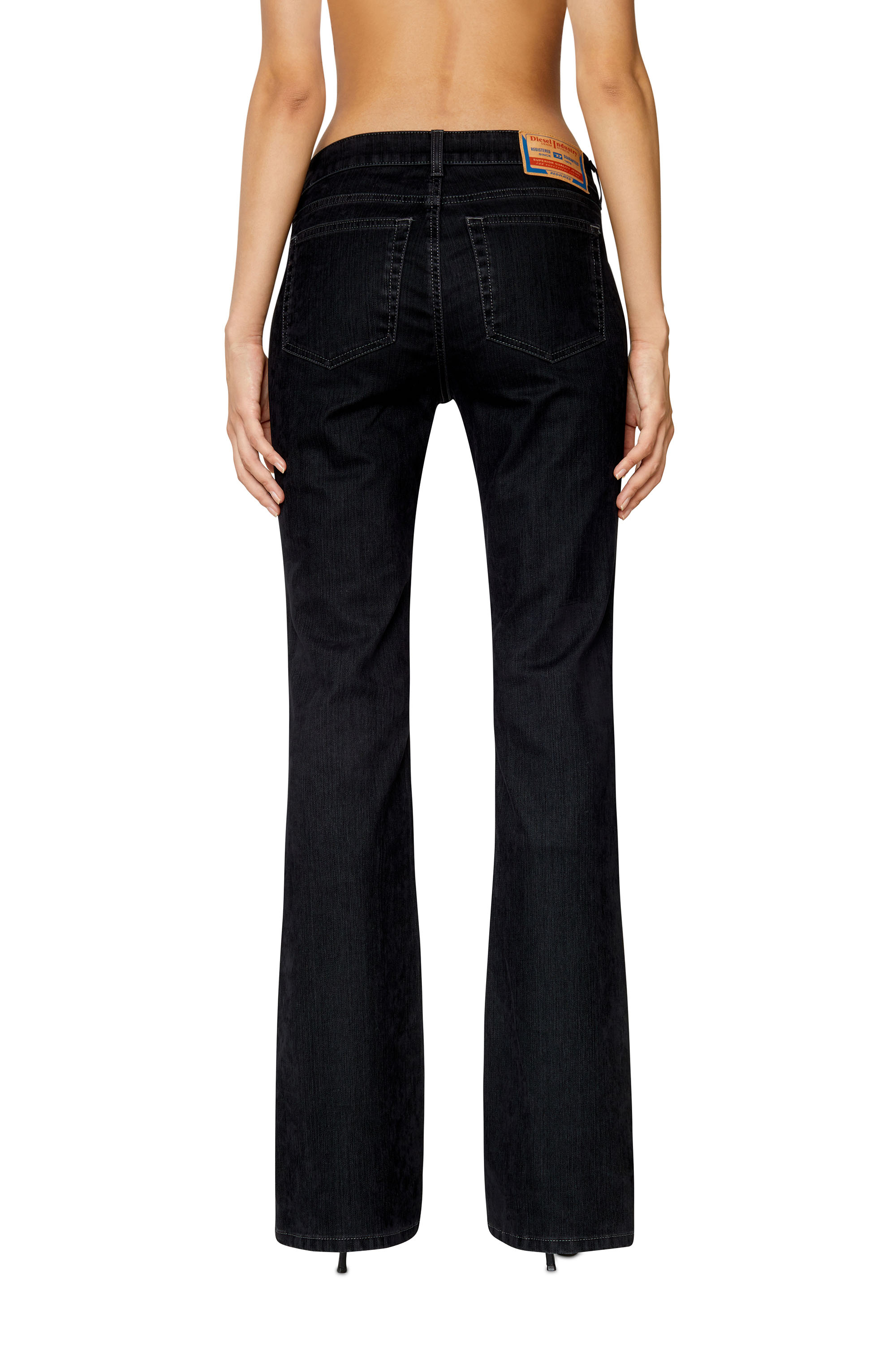 Diesel - 1969 D-EBBEY 0IHAO Bootcut and Flare Jeans, Black/Dark grey - Image 2