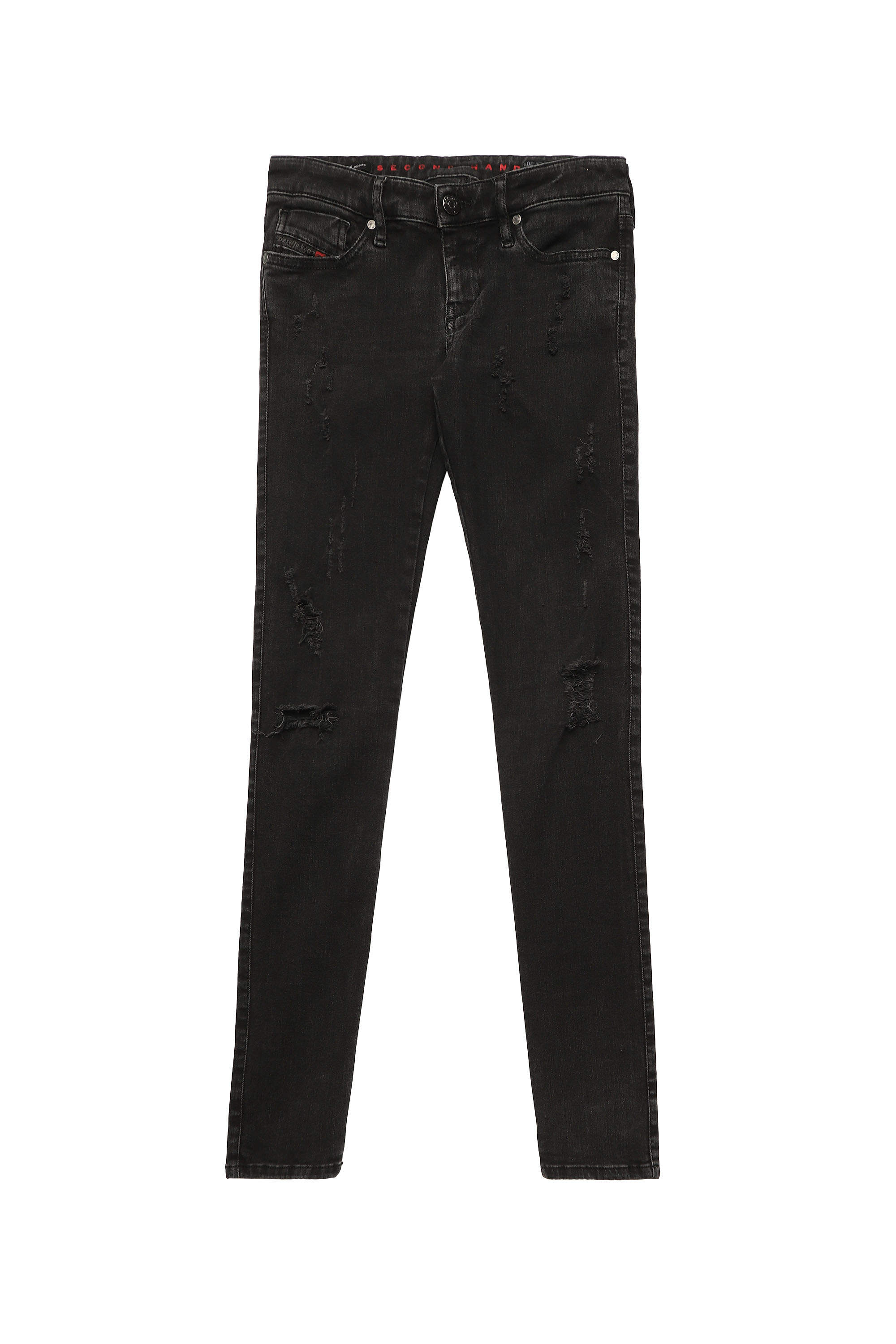 SKINZEE-LOW, Black/Dark grey Diesel - SKINZEE-LOW, Woman's Diesel Woman - Jeans Black/Dark grey in Black/Dark grey - 1