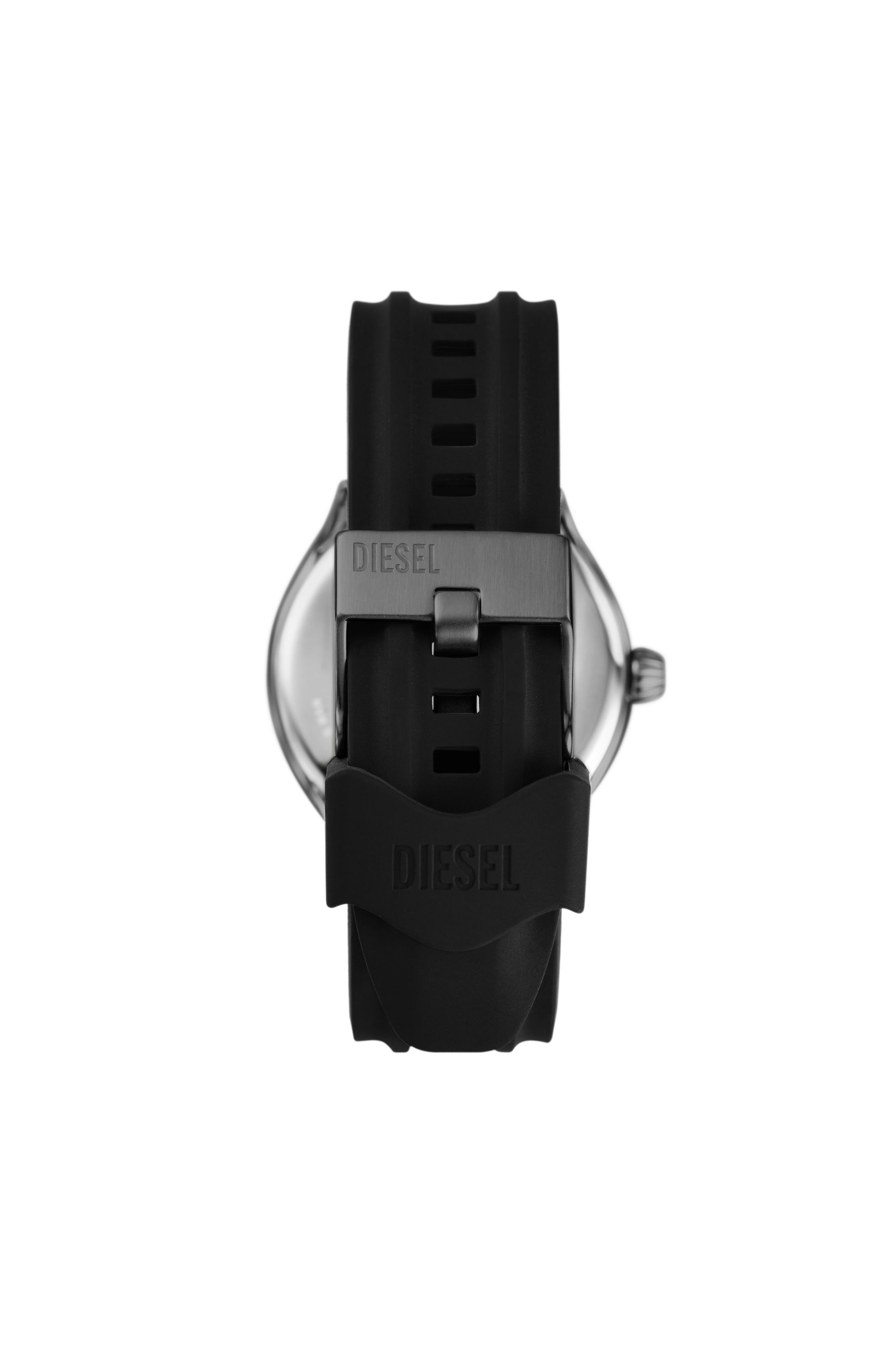 Diesel - DZ2201, Man Streamline three-hand black silicone watch in Black - Image 2