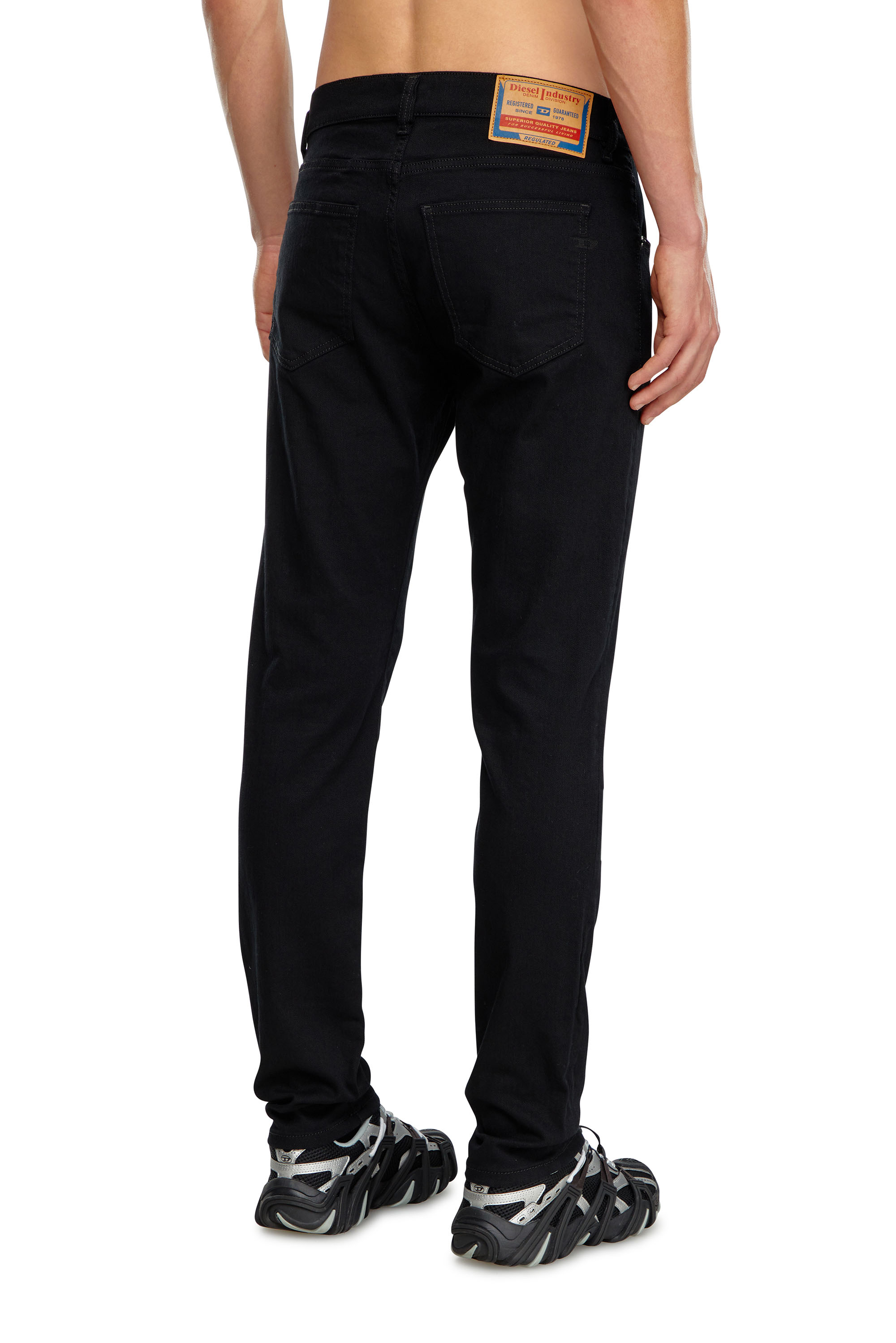 Diesel - 2019 D-Strukt 069YP Slim Jeans, Black/Dark grey - Image 2