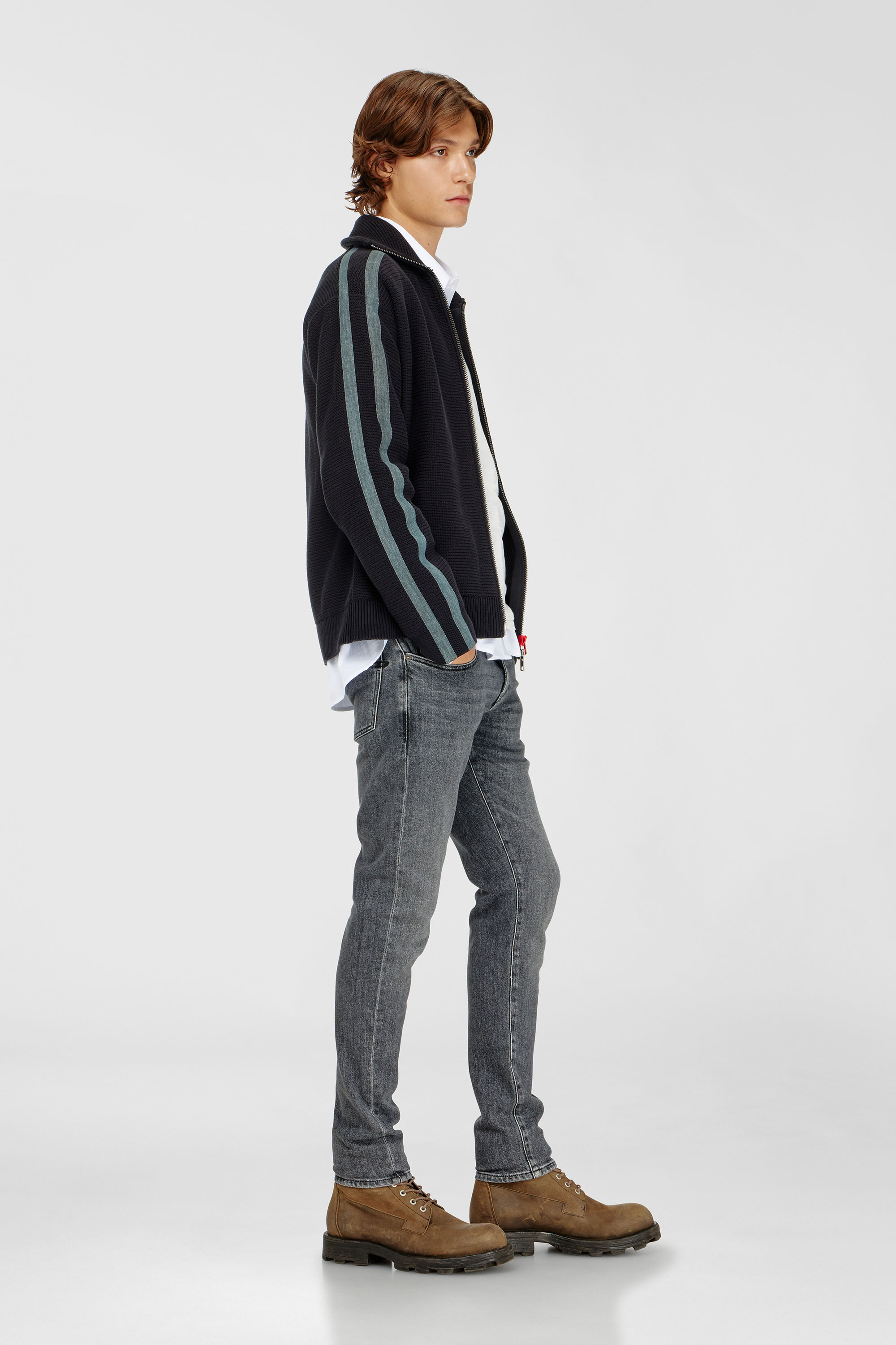 Diesel - Man's Slim Jeans 2019 D-Strukt 0CIAT, Grey - 2