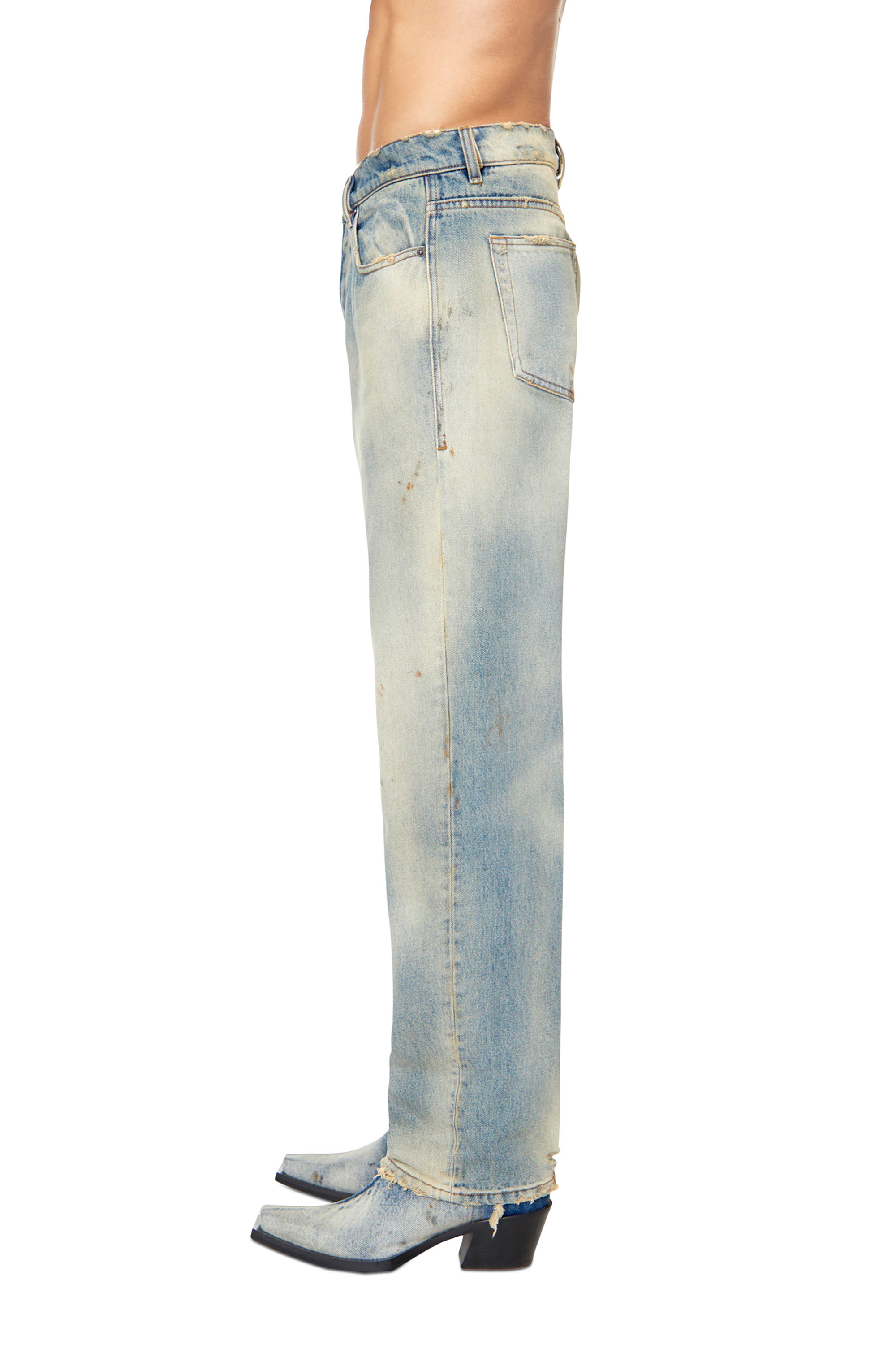 Diesel - Straight Jeans 2020 D-Viker 0ENAV, Light Blue - Image 4