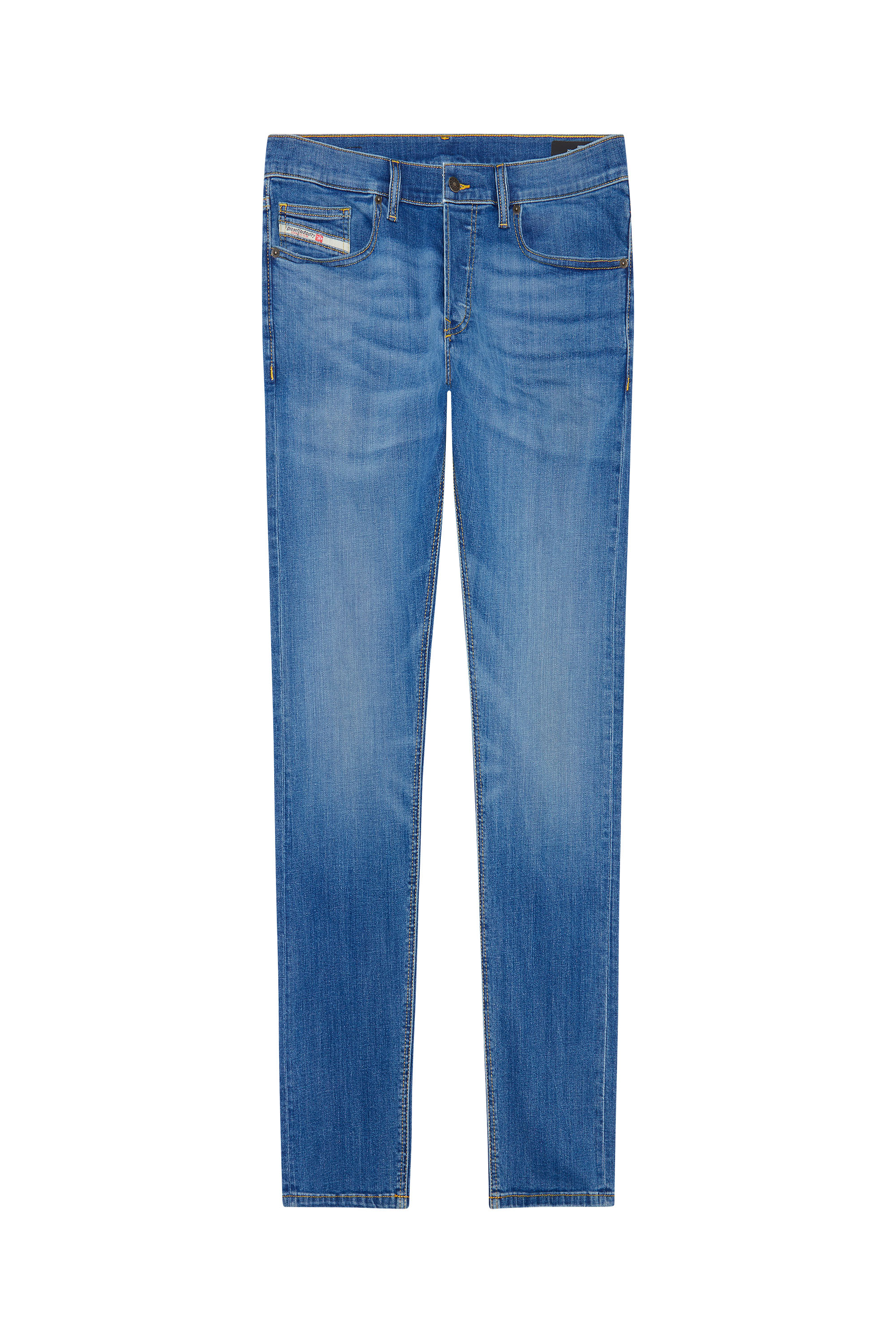 Diesel - D-Luster 0ELAV Slim Jeans, Medium blue - Image 6