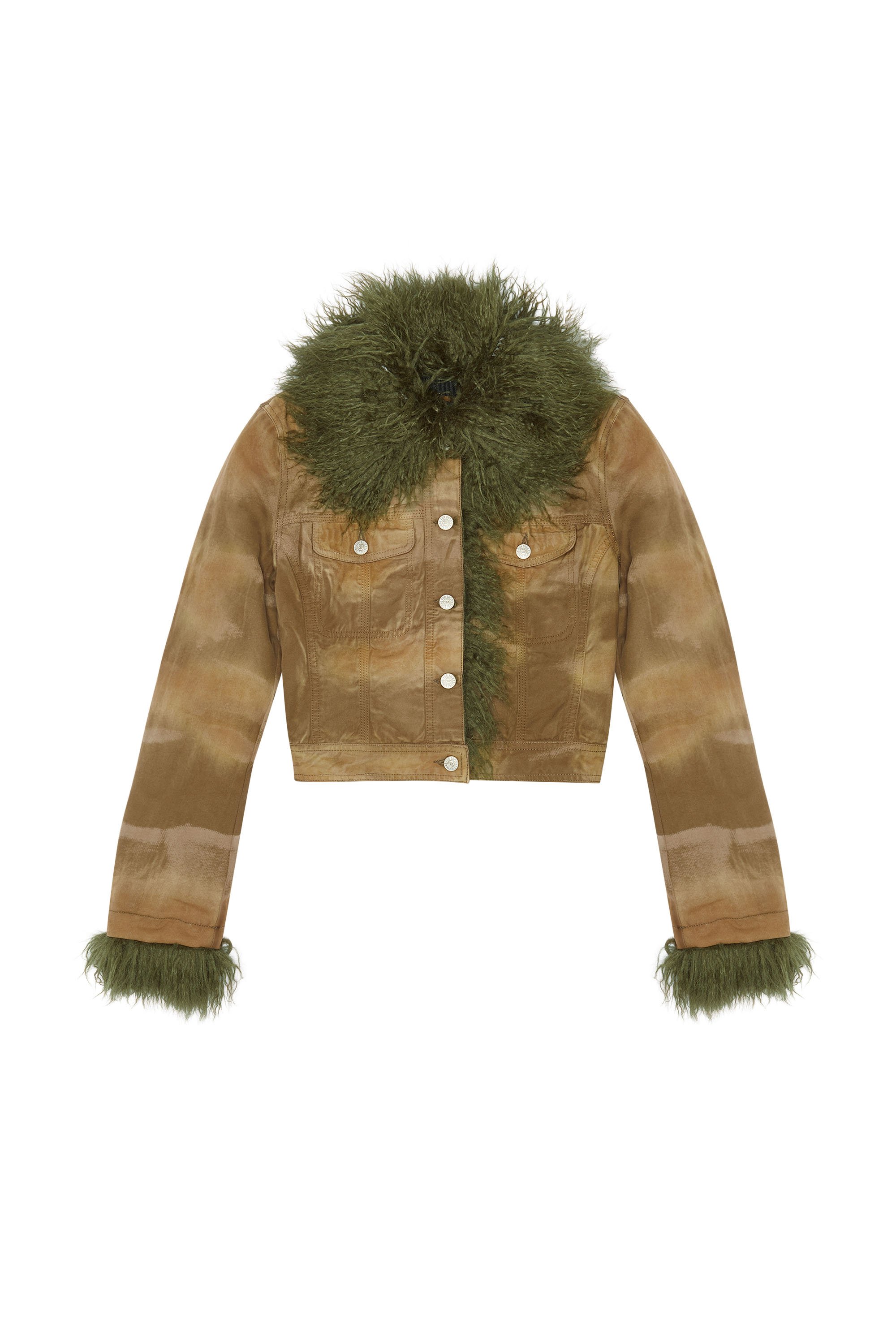 W-ALTEA, Brown/Green - Winter Jackets