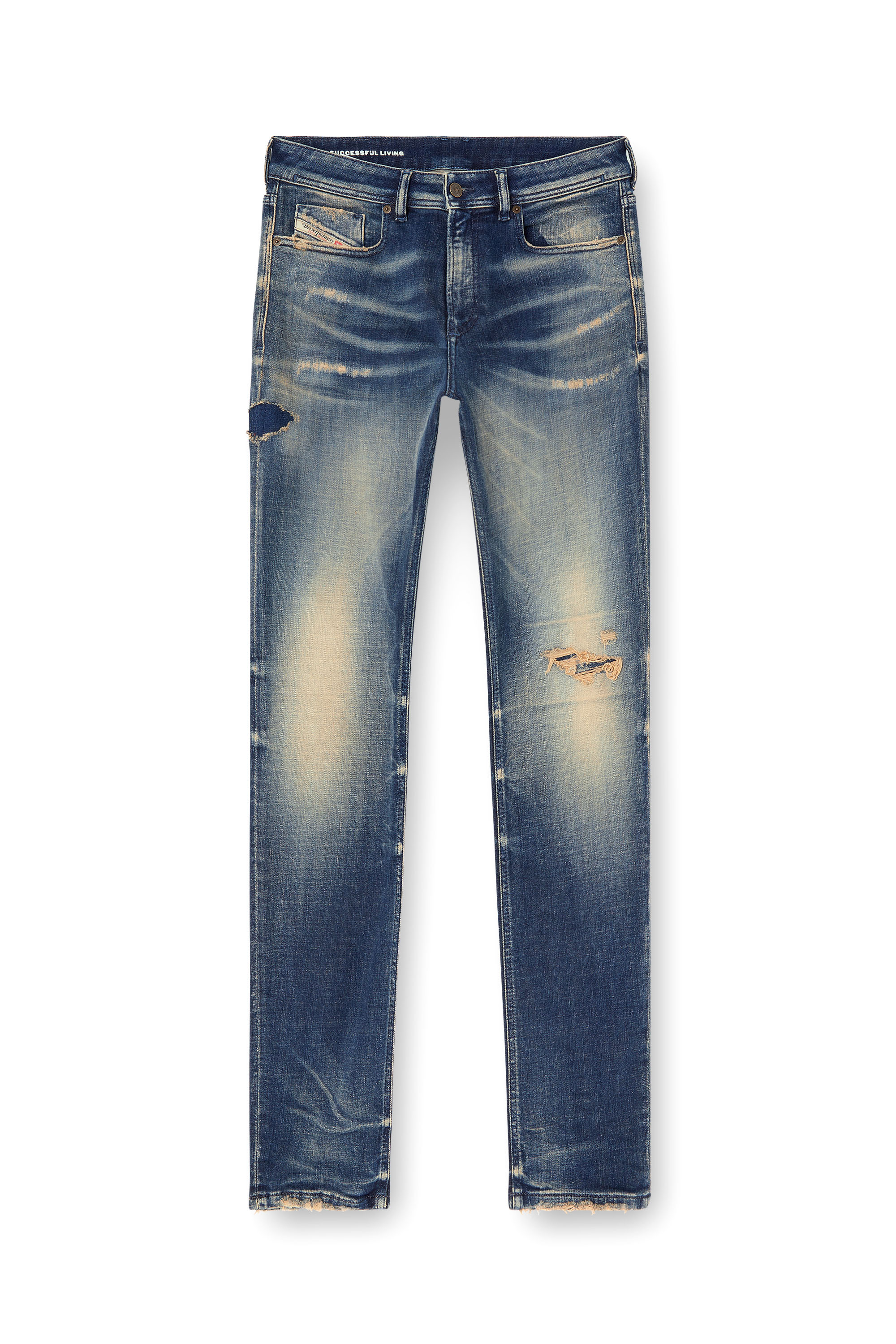 Diesel - Man's Skinny Jeans 1979 Sleenker 09K74, Dark Blue - 3