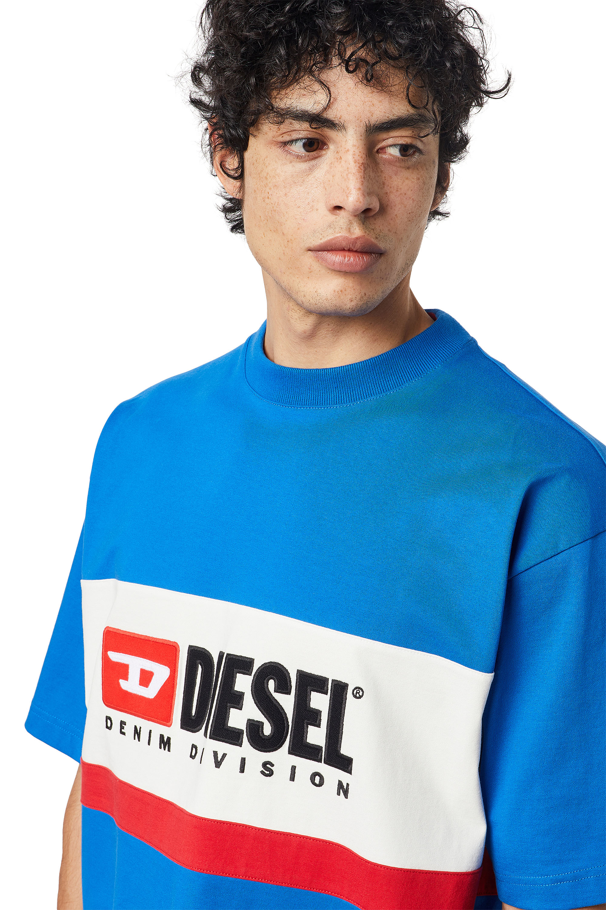 Diesel - T-STREAP-DIVISION, Blue - Image 4
