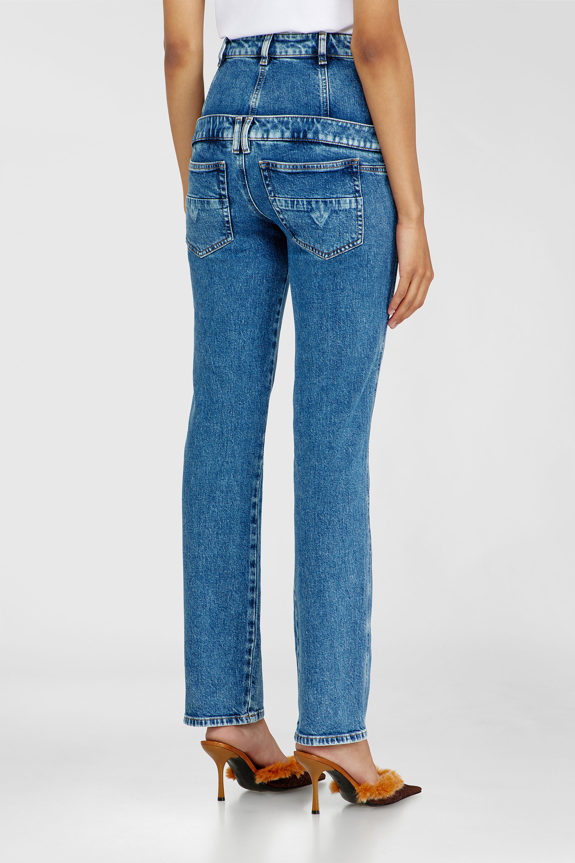 Diesel - Woman's Slim Jeans D-Fynora 007EU, Medium blue - 5