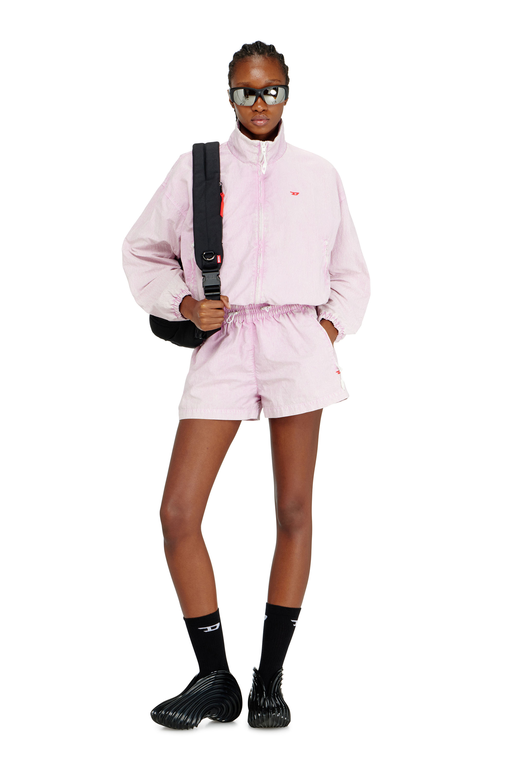 Diesel - MELISSA QUANTUM SNEAKERS X, Unisex's Slip-on sneaker in Melflex&reg; in Black - 3