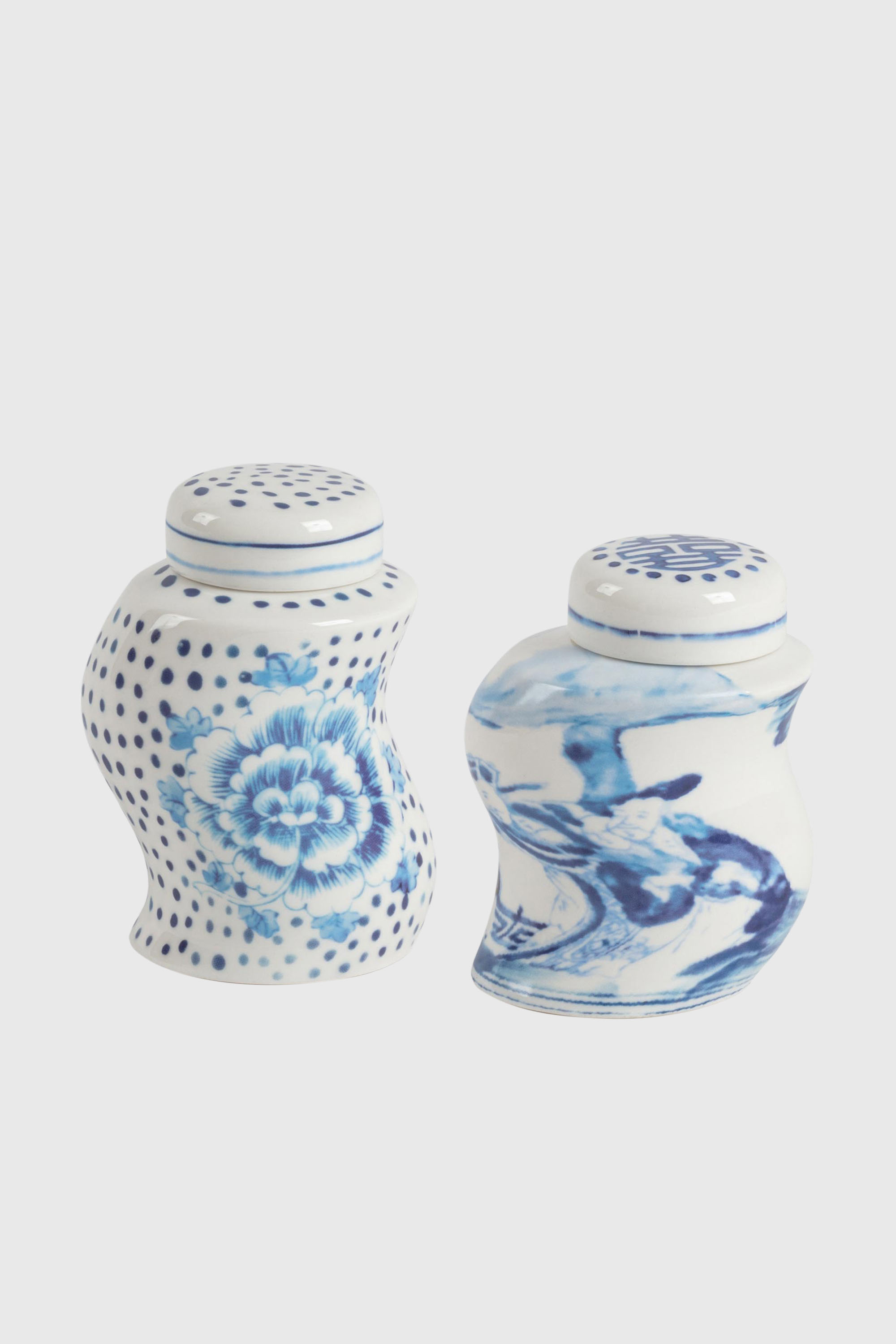 11289 PORCELAIN SPICES SHAKER SET "CLASS