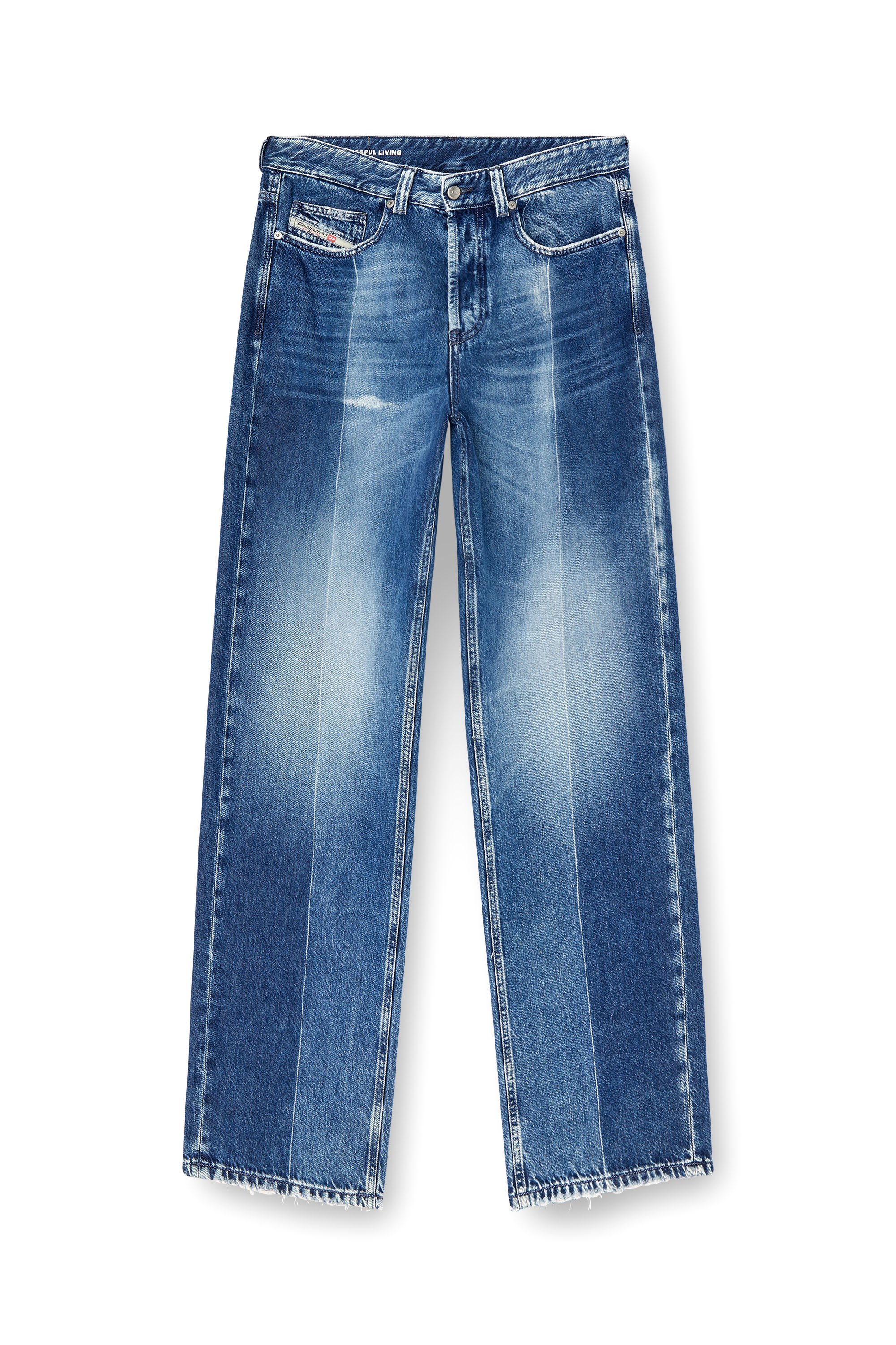 Diesel - Man's Relaxed Jeans 2001 D-Macro 09L48, Medium blue - 3