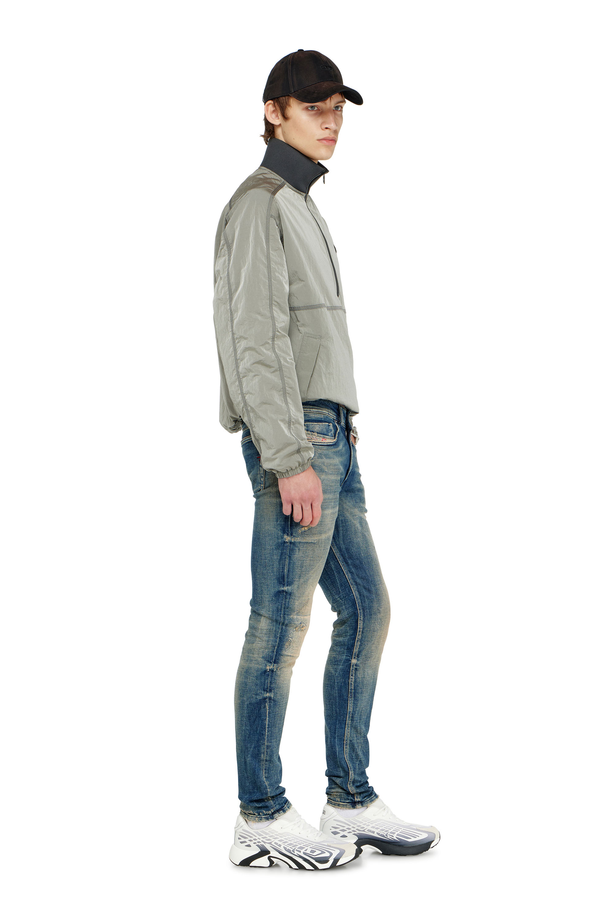 Diesel - Man's Skinny Jeans 1979 Sleenker 09P68, Dark Blue - 1