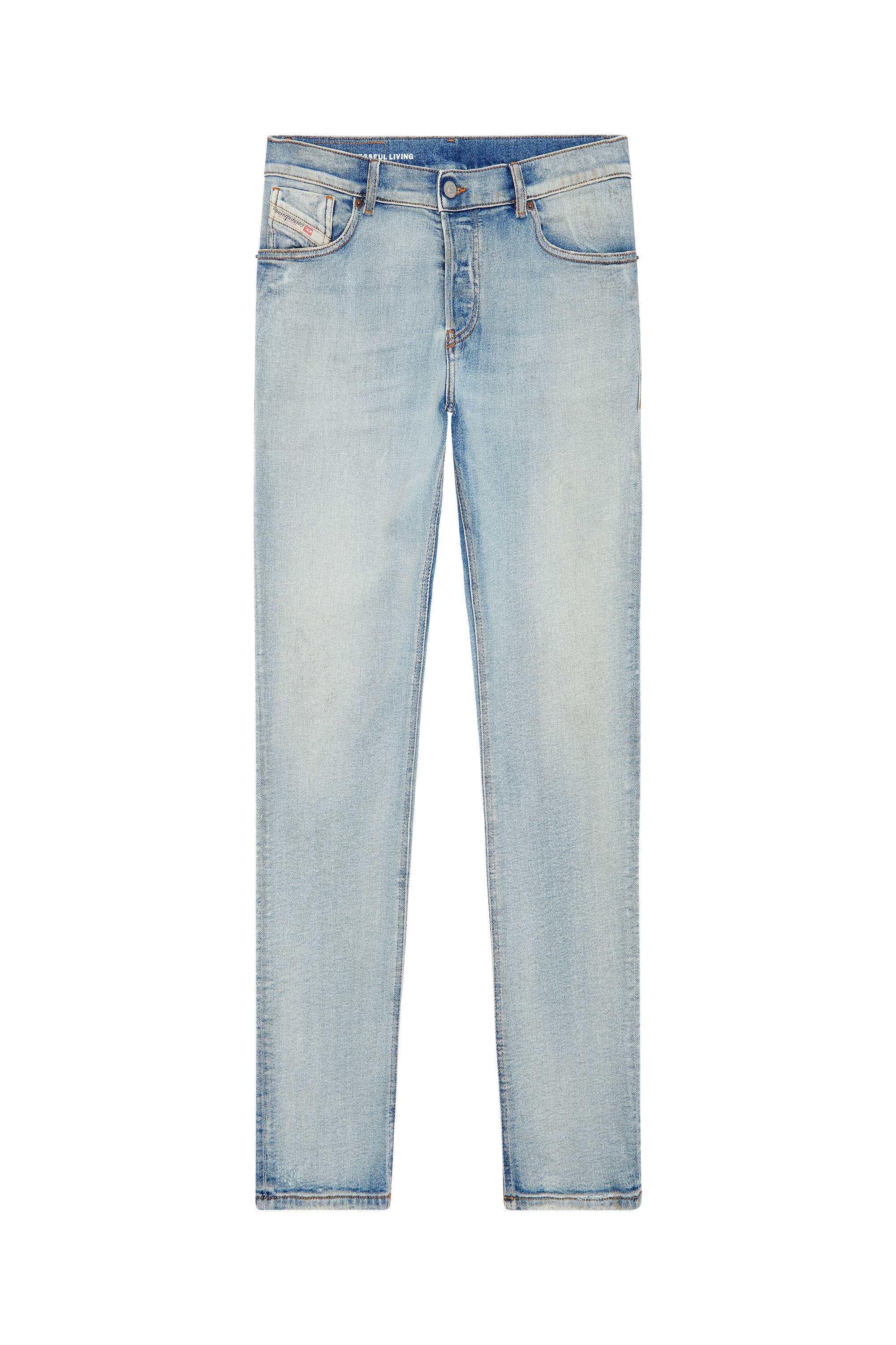 Diesel - Straight Jeans 1995 D-Sark 09E84, Light Blue - Image 5