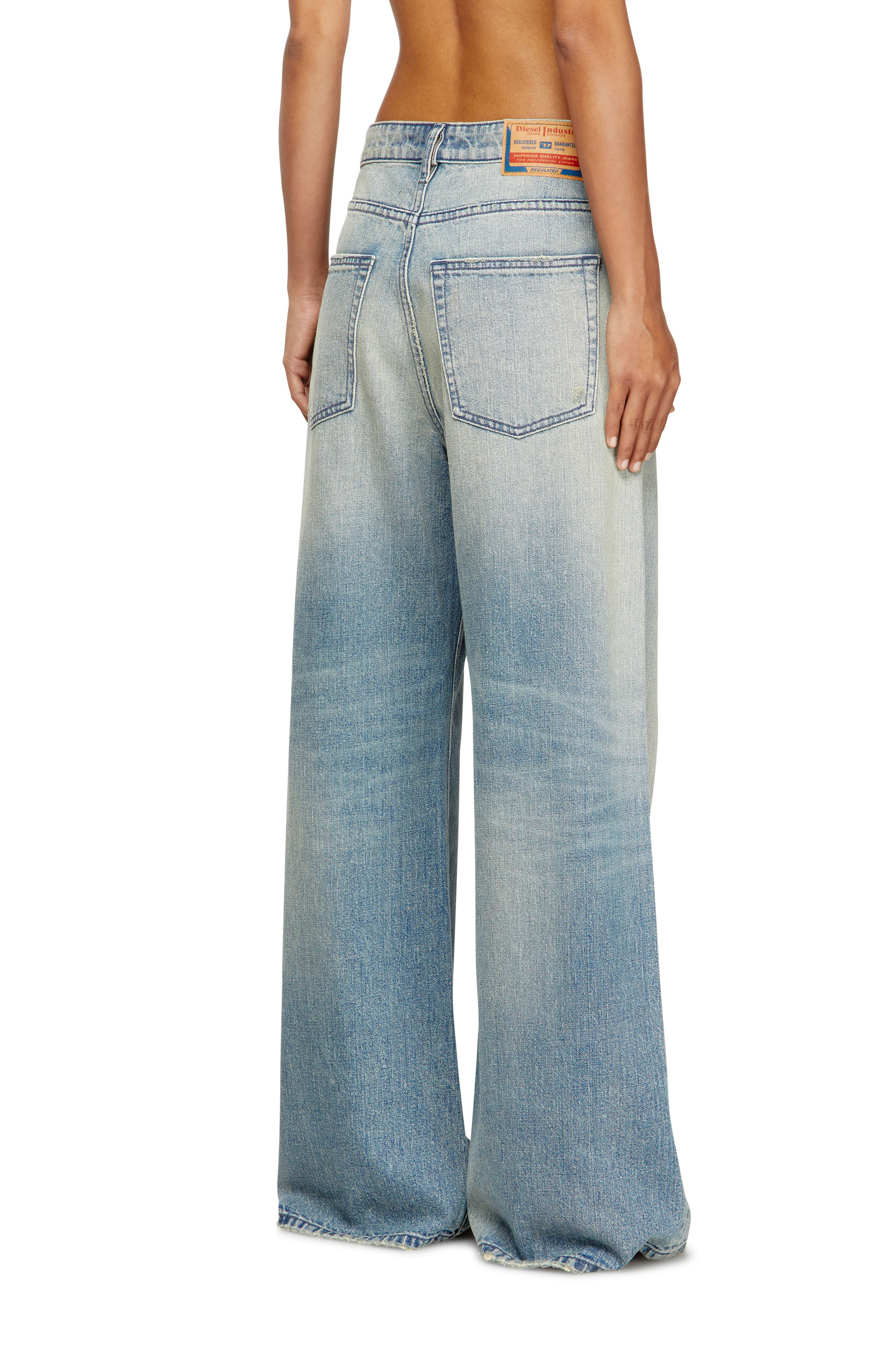 Relaxed Jeans 1996 D-Sire 0DBEC, Light Blue Diesel - Woman's Relaxed Jeans 1996 D-Sire 0DBEC, Light Blue - 4